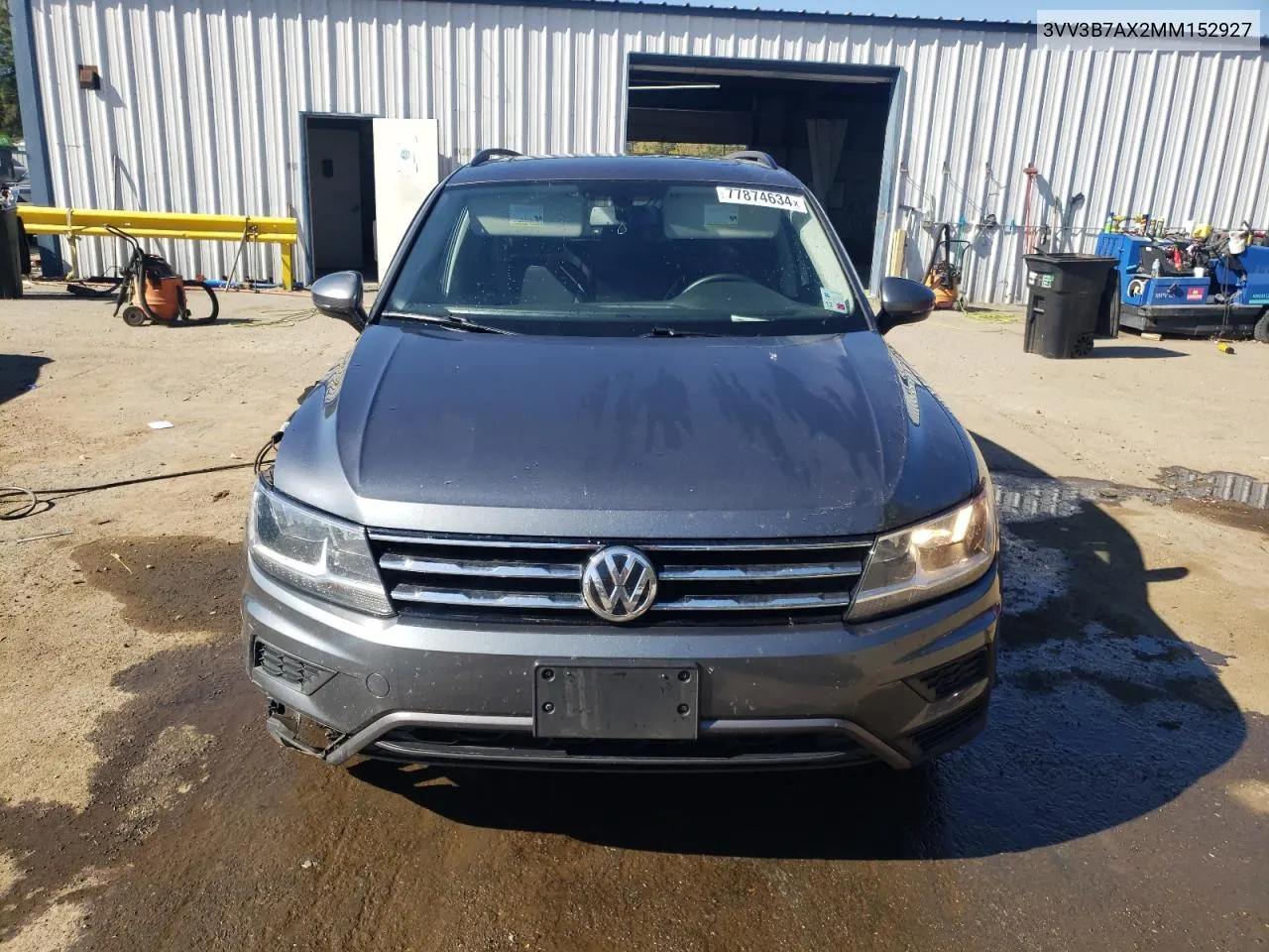 2021 Volkswagen Tiguan Se VIN: 3VV3B7AX2MM152927 Lot: 77874634