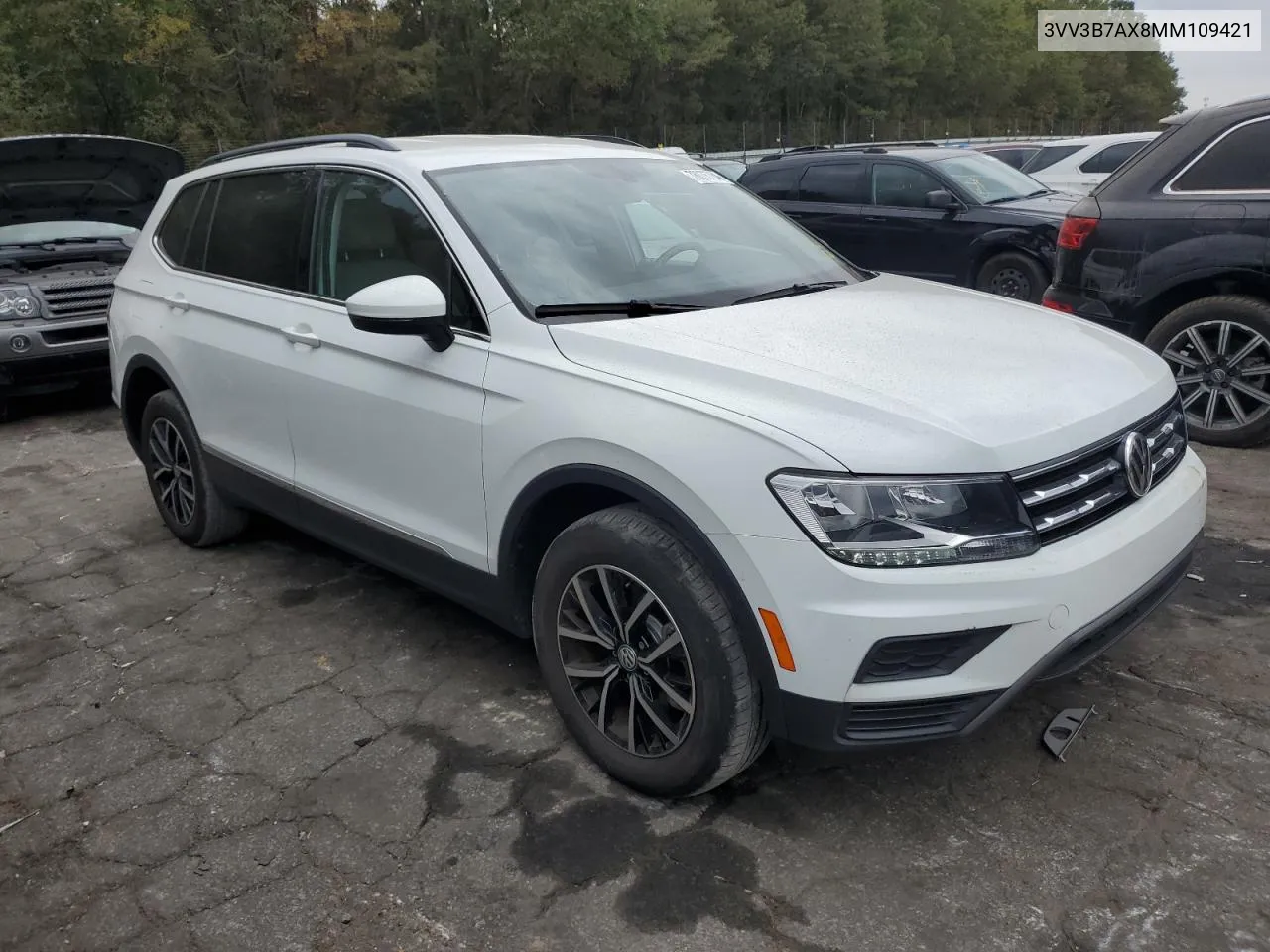 2021 Volkswagen Tiguan Se VIN: 3VV3B7AX8MM109421 Lot: 78076784