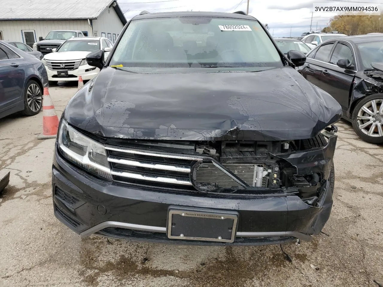 2021 Volkswagen Tiguan Se VIN: 3VV2B7AX9MM094536 Lot: 78092024