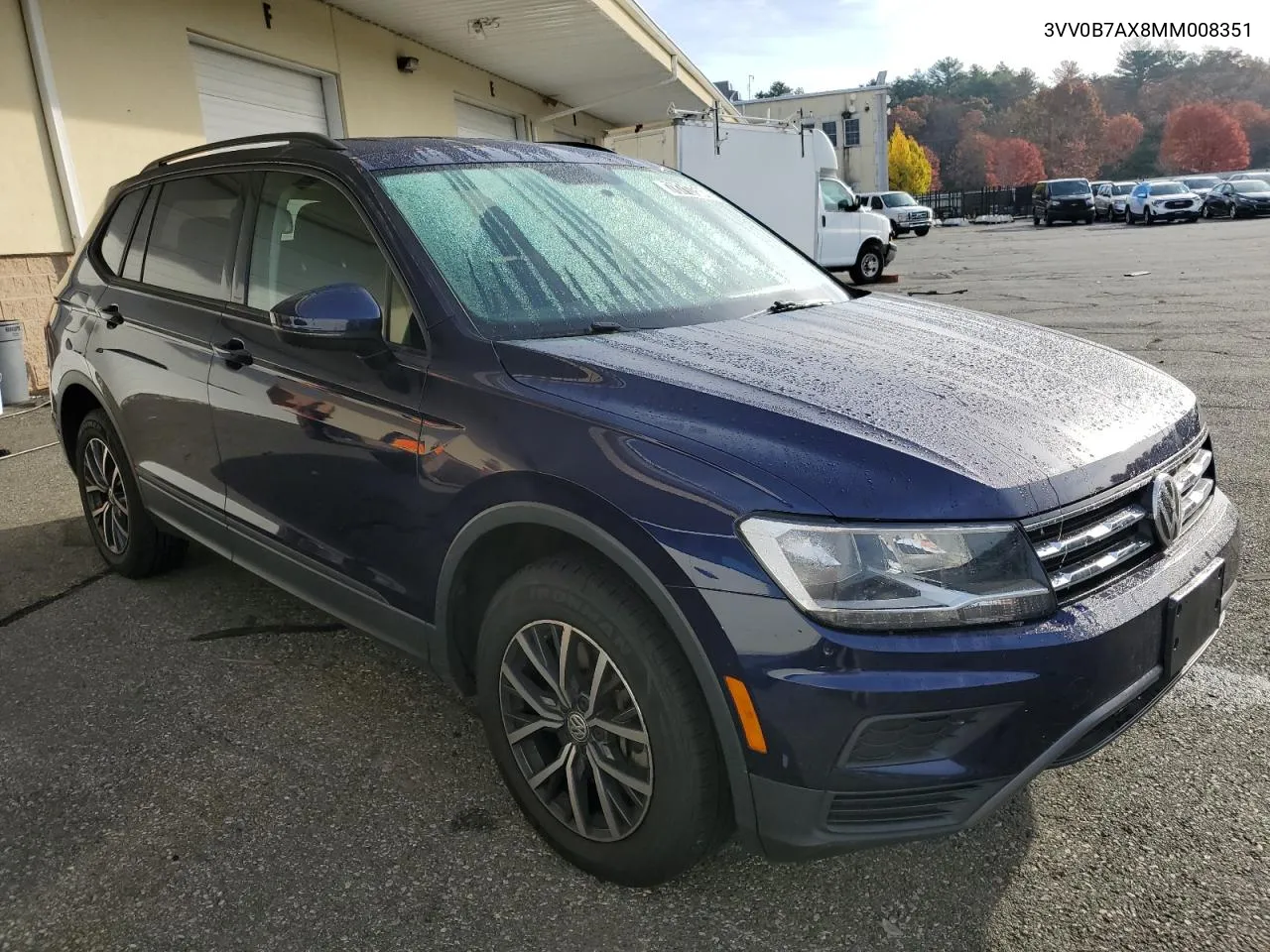 2021 Volkswagen Tiguan S VIN: 3VV0B7AX8MM008351 Lot: 78717584