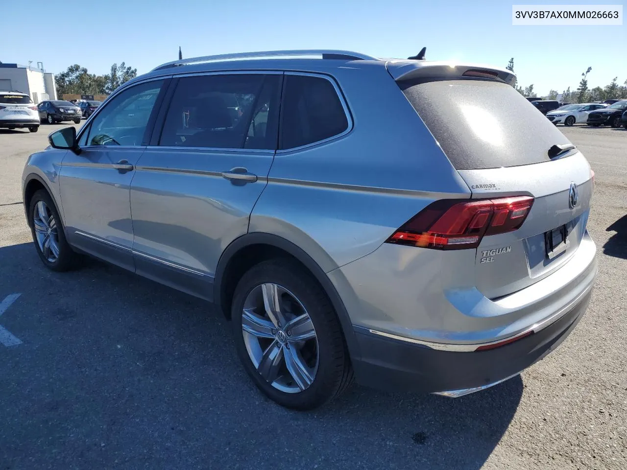 2021 Volkswagen Tiguan Se VIN: 3VV3B7AX0MM026663 Lot: 79695904