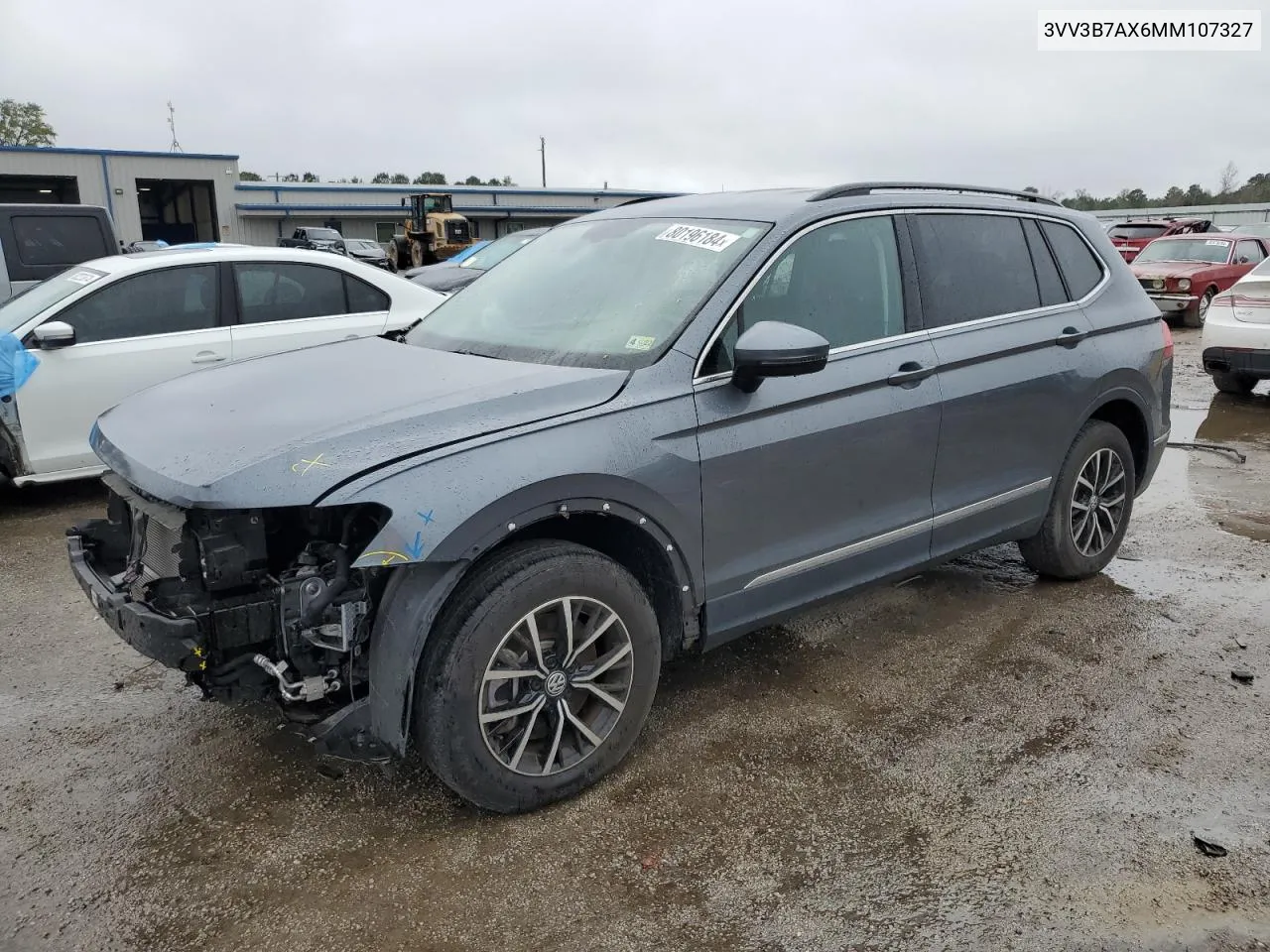 2021 Volkswagen Tiguan Se VIN: 3VV3B7AX6MM107327 Lot: 80196184