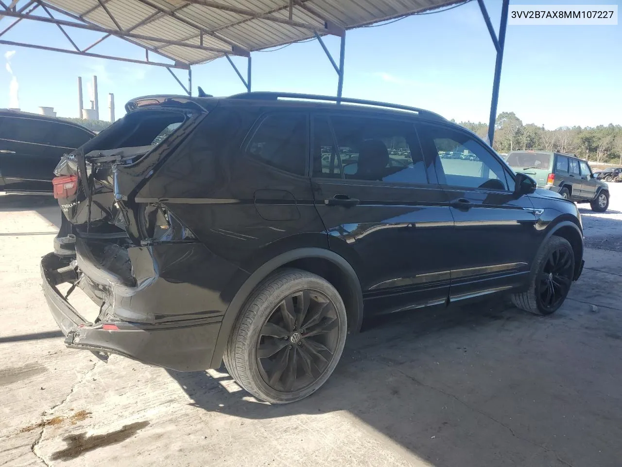 2021 Volkswagen Tiguan Se VIN: 3VV2B7AX8MM107227 Lot: 80362214