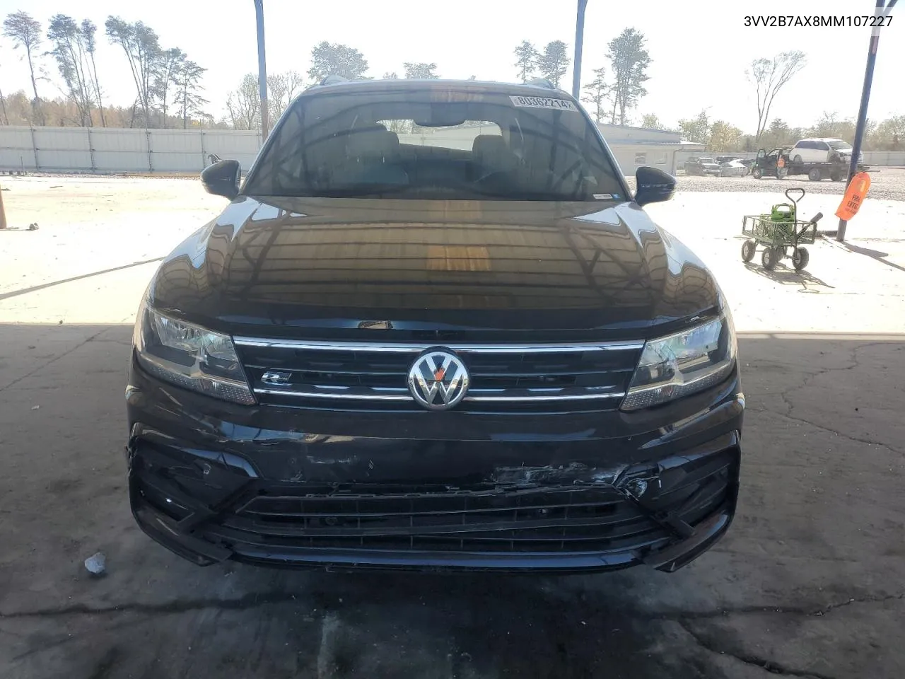 2021 Volkswagen Tiguan Se VIN: 3VV2B7AX8MM107227 Lot: 80362214