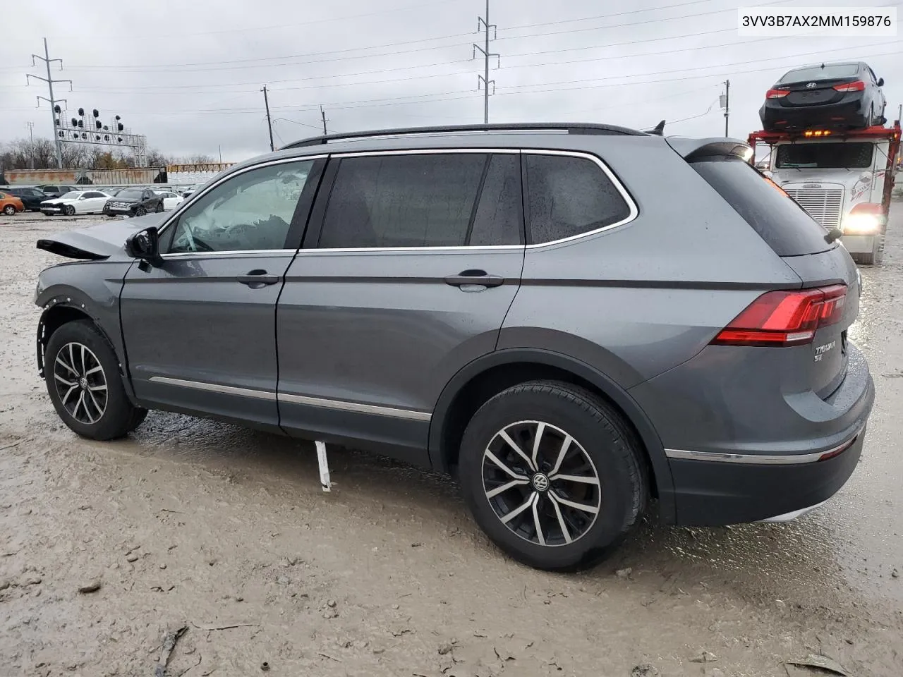 2021 Volkswagen Tiguan Se VIN: 3VV3B7AX2MM159876 Lot: 80370814