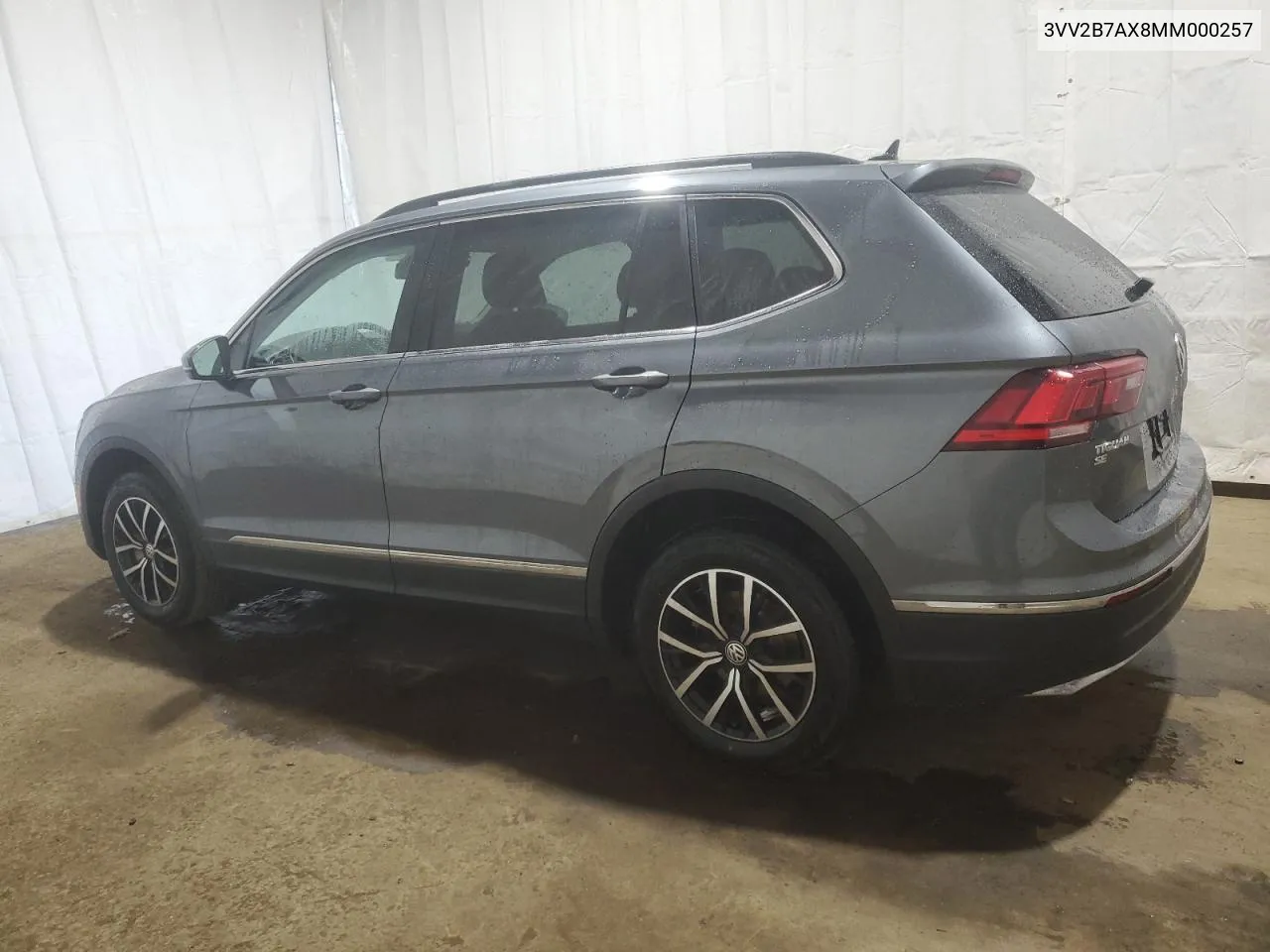 2021 Volkswagen Tiguan Se VIN: 3VV2B7AX8MM000257 Lot: 80506664