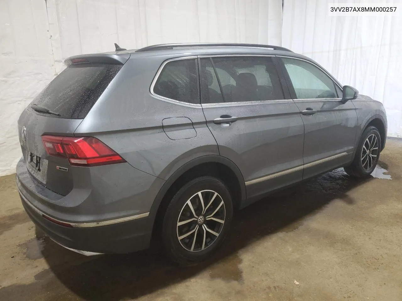 2021 Volkswagen Tiguan Se VIN: 3VV2B7AX8MM000257 Lot: 80506664