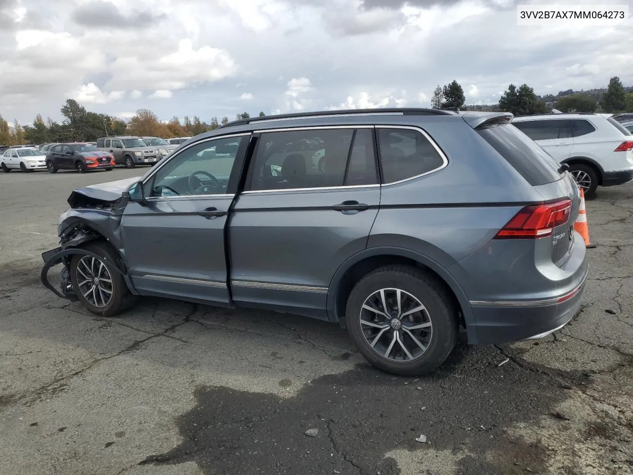 2021 Volkswagen Tiguan Se VIN: 3VV2B7AX7MM064273 Lot: 80965014