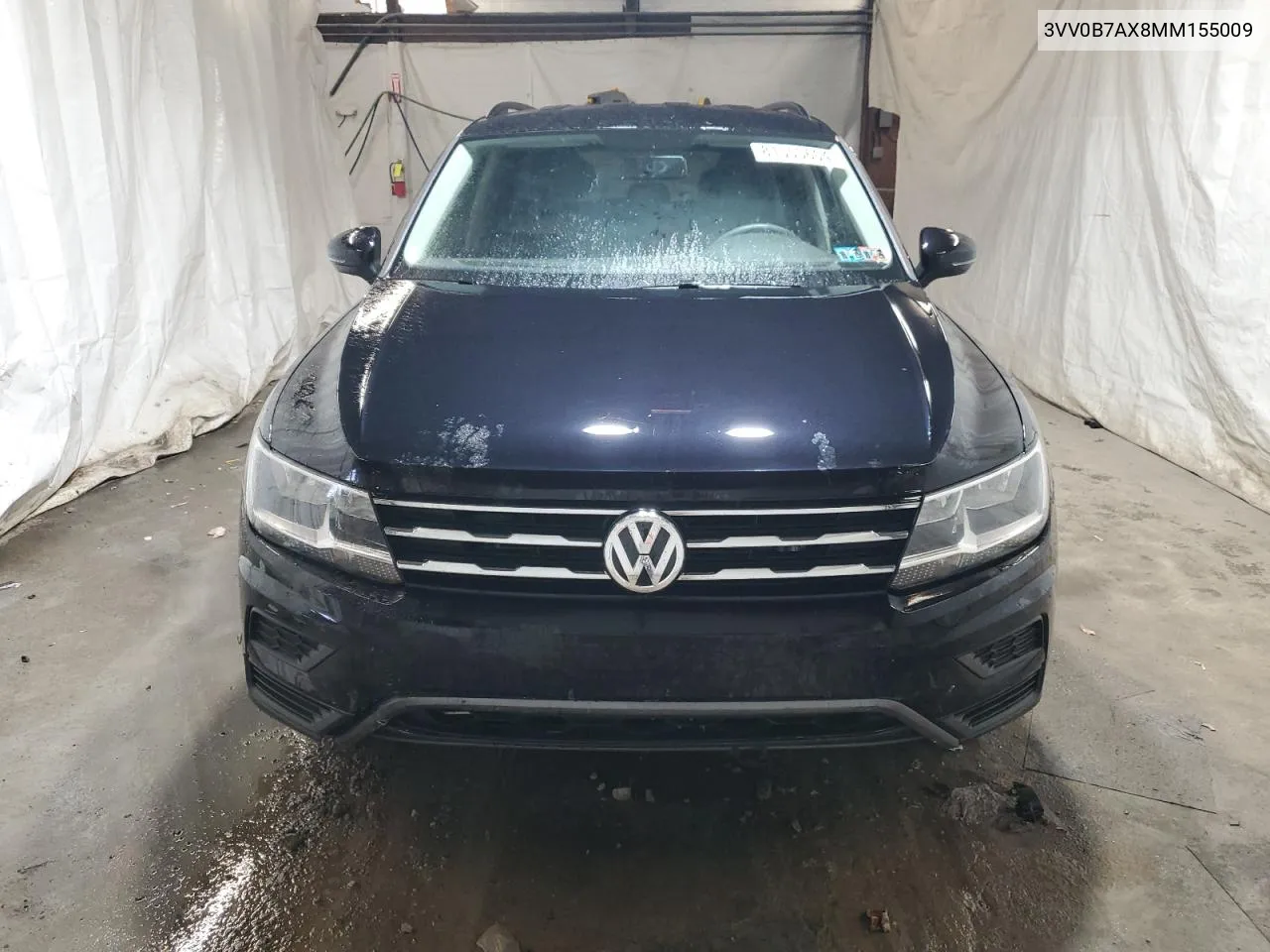 2021 Volkswagen Tiguan S VIN: 3VV0B7AX8MM155009 Lot: 81555604