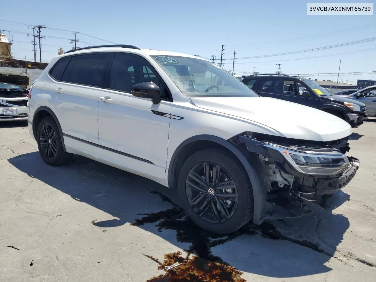 2022 Volkswagen Tiguan Se R-Line Black VIN: 3VVCB7AX9NM165739 Lot: 53496644