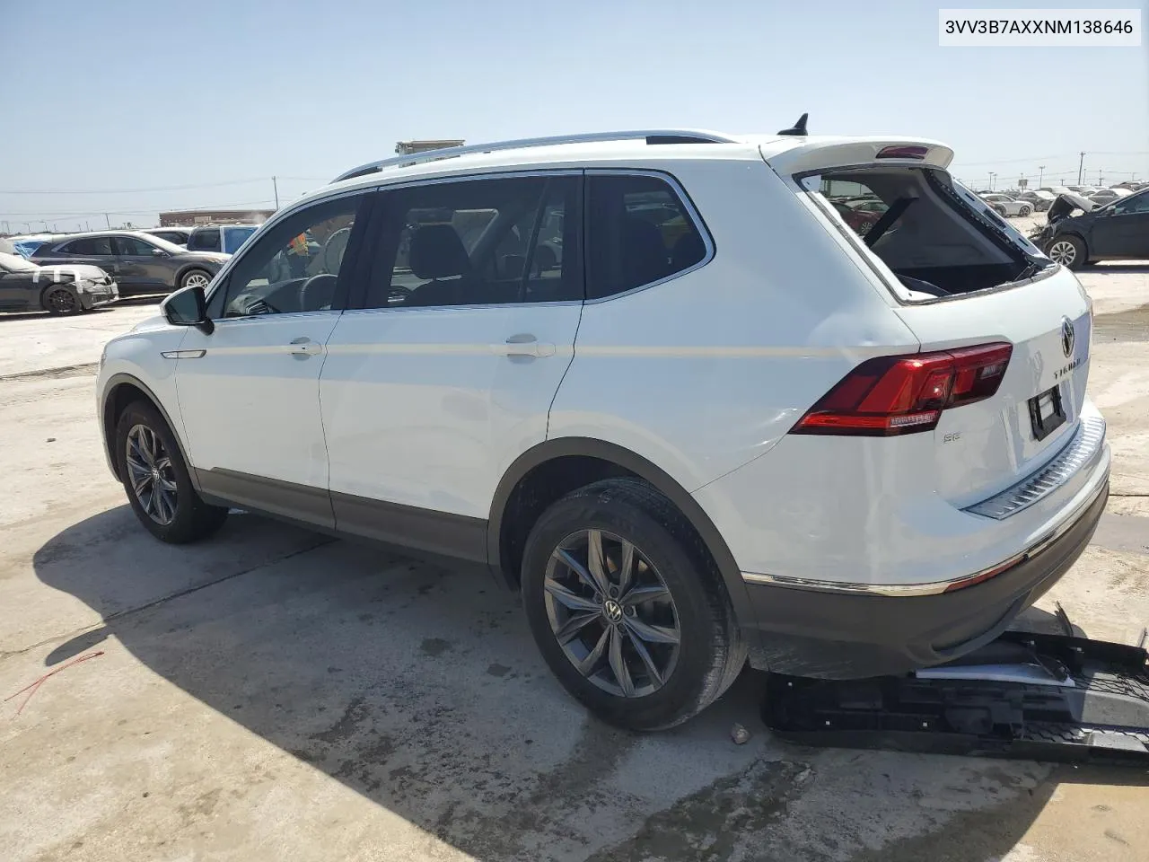 2022 Volkswagen Tiguan Se VIN: 3VV3B7AXXNM138646 Lot: 61306164