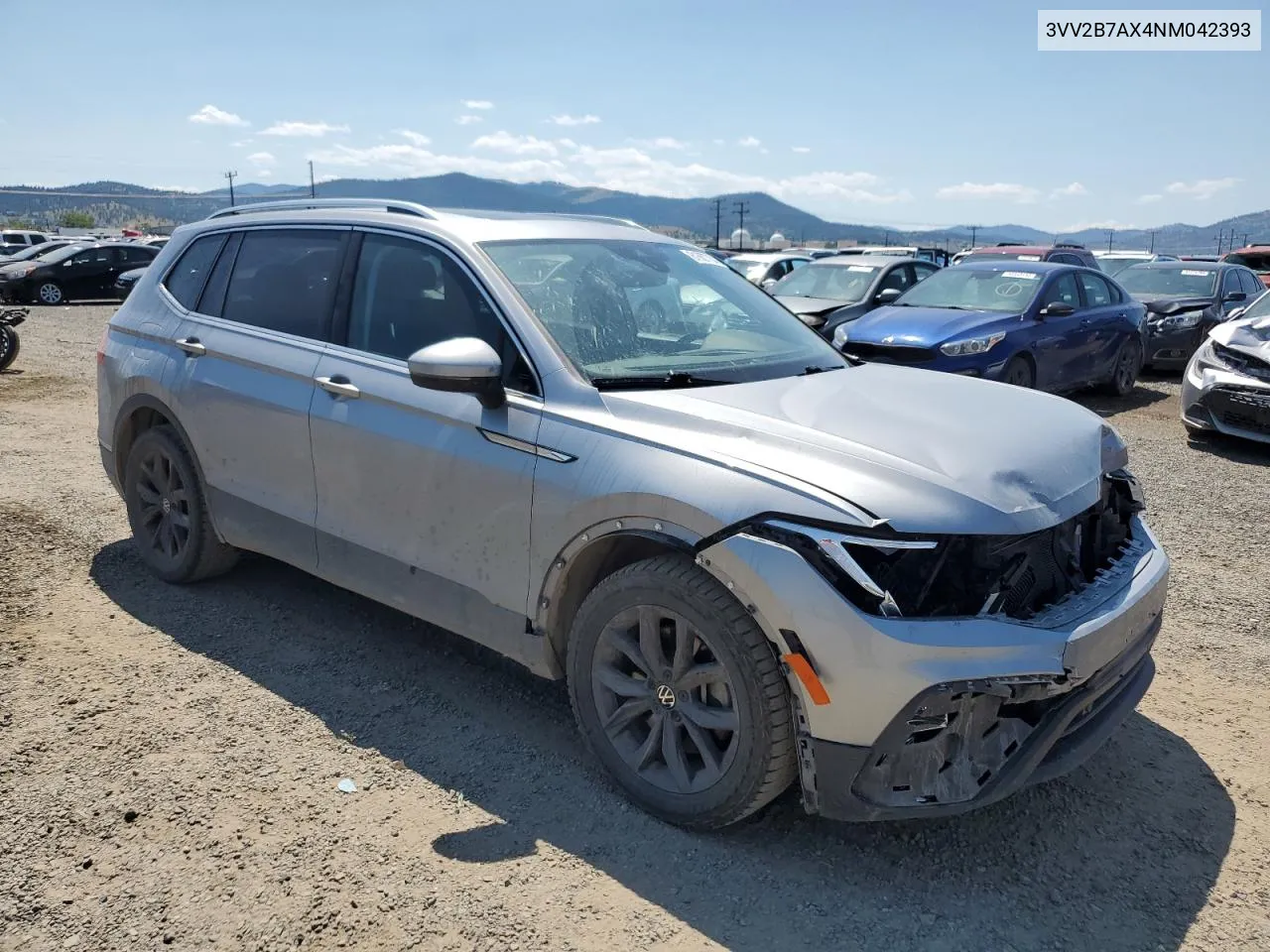 2022 Volkswagen Tiguan Se VIN: 3VV2B7AX4NM042393 Lot: 61667704