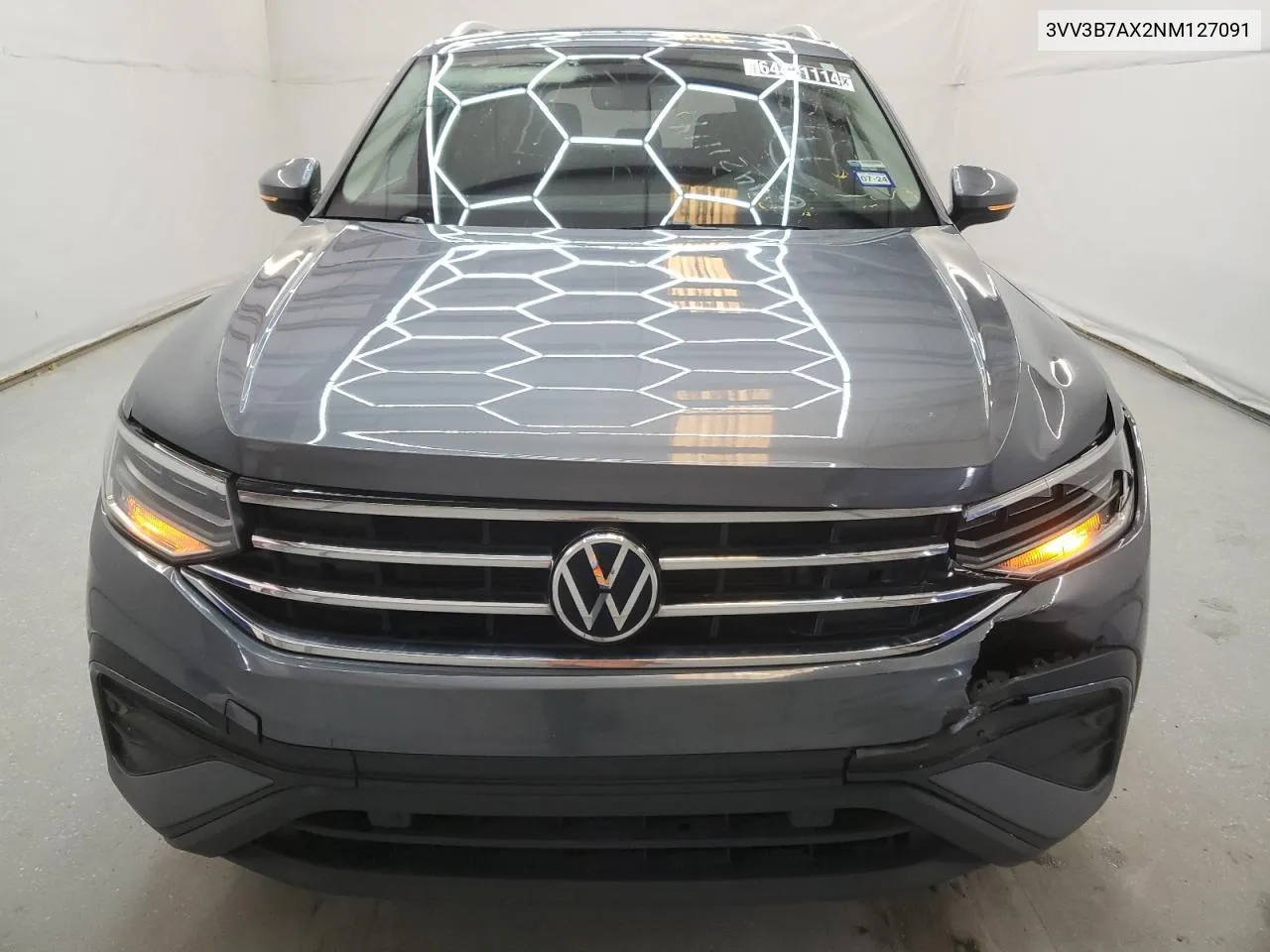 2022 Volkswagen Tiguan Se VIN: 3VV3B7AX2NM127091 Lot: 64421114