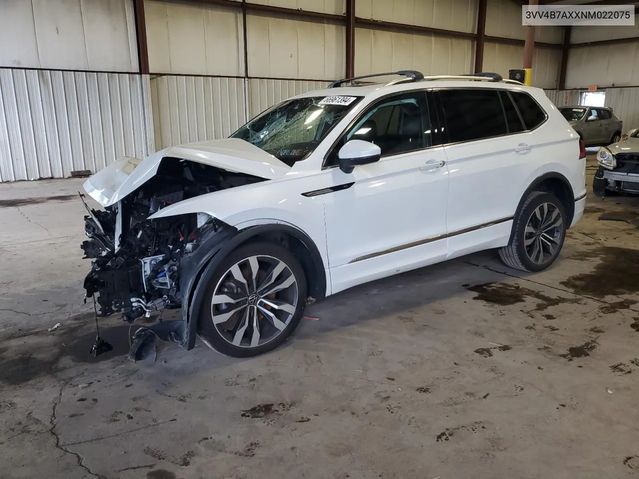 2022 Volkswagen Tiguan Sel R-Line VIN: 3VV4B7AXXNM022075 Lot: 66961394