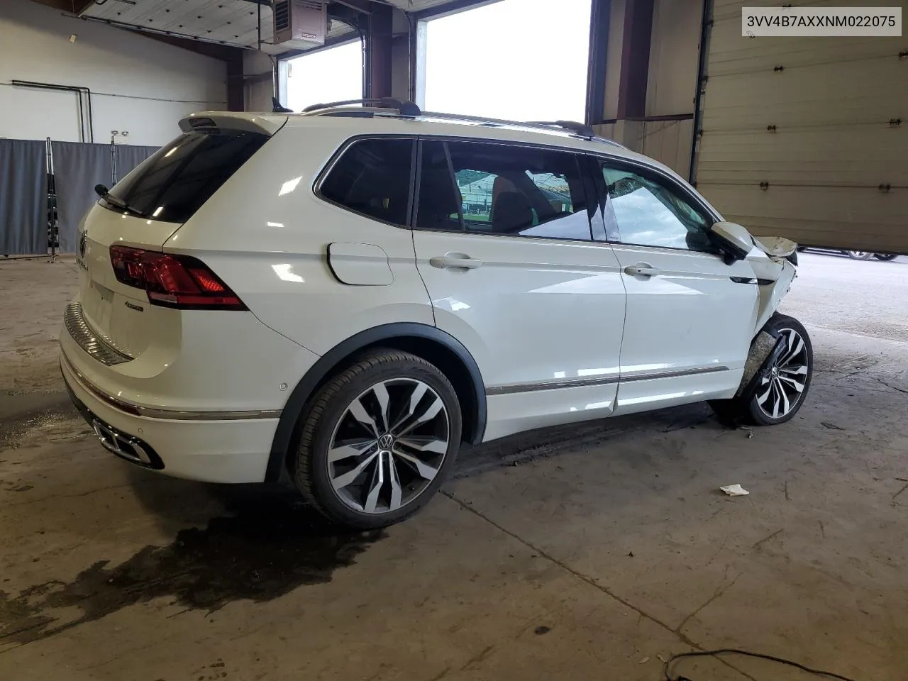 2022 Volkswagen Tiguan Sel R-Line VIN: 3VV4B7AXXNM022075 Lot: 66961394