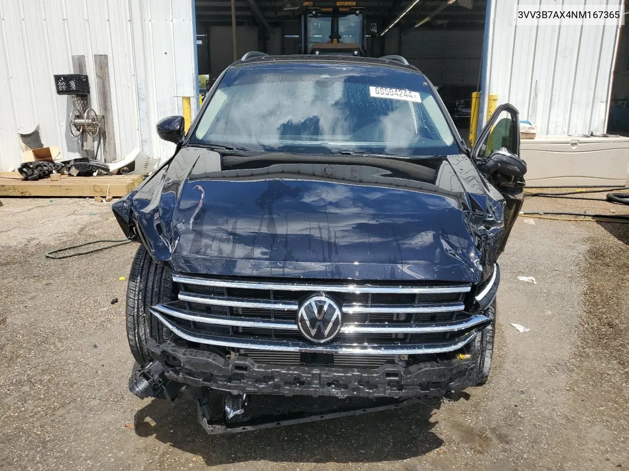 2022 Volkswagen Tiguan Se VIN: 3VV3B7AX4NM167365 Lot: 69594244