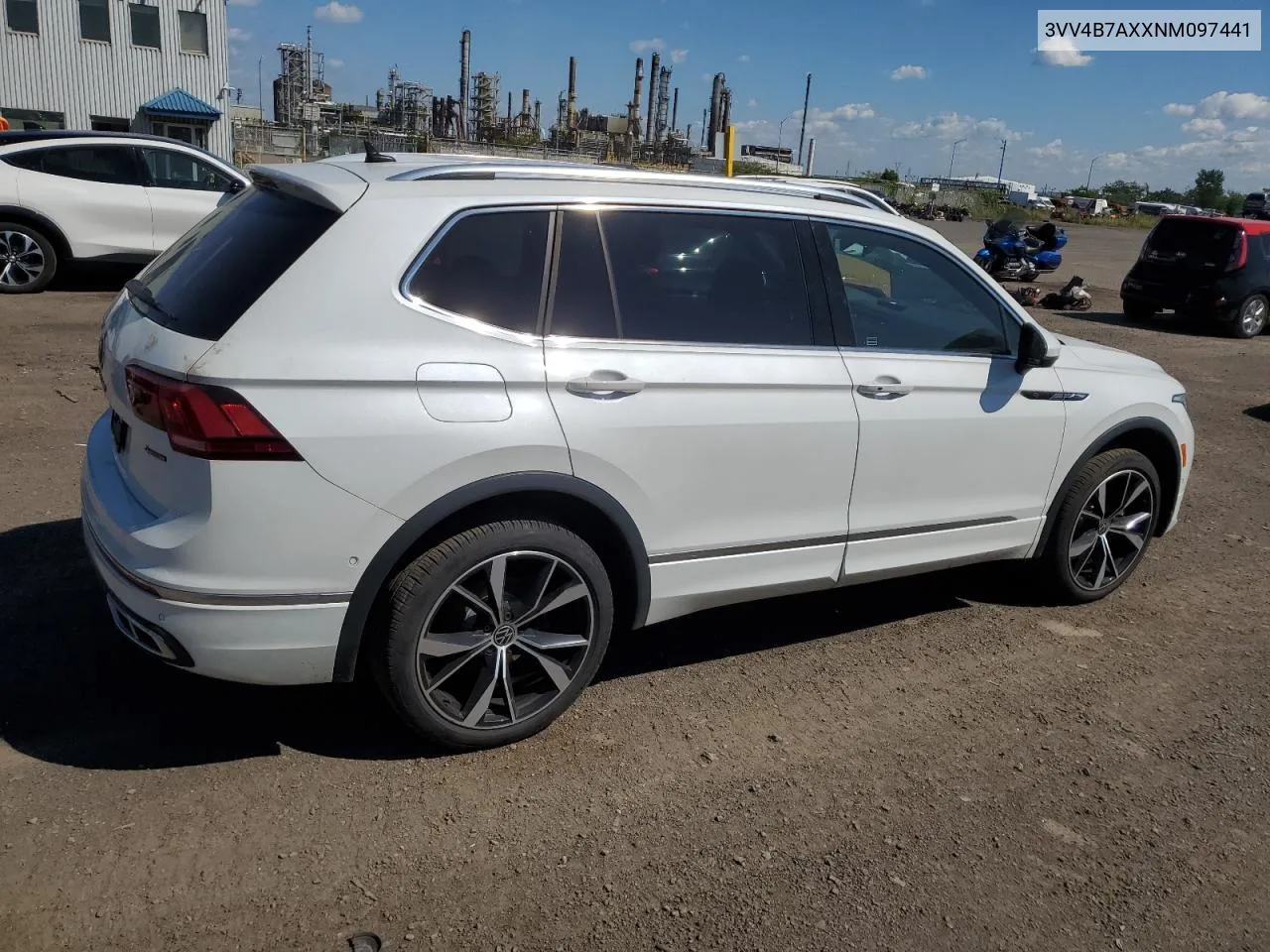 2022 Volkswagen Tiguan Sel R-Line VIN: 3VV4B7AXXNM097441 Lot: 69661604