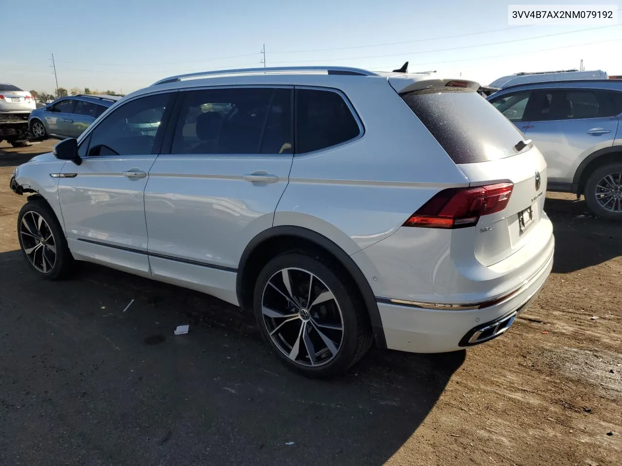 2022 Volkswagen Tiguan Sel R-Line VIN: 3VV4B7AX2NM079192 Lot: 71027824