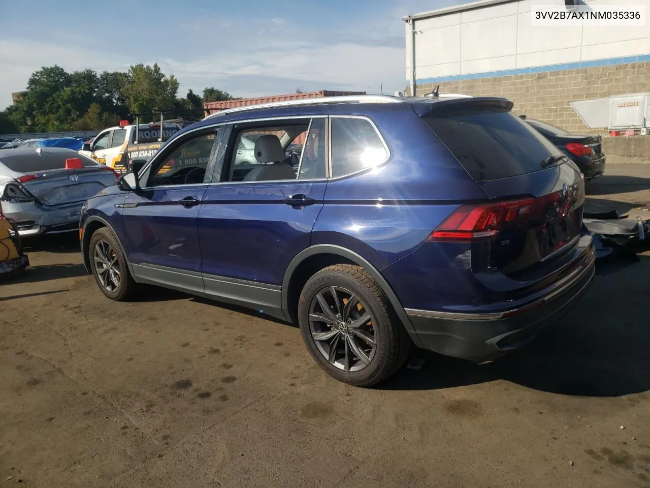 2022 Volkswagen Tiguan Se VIN: 3VV2B7AX1NM035336 Lot: 71202464