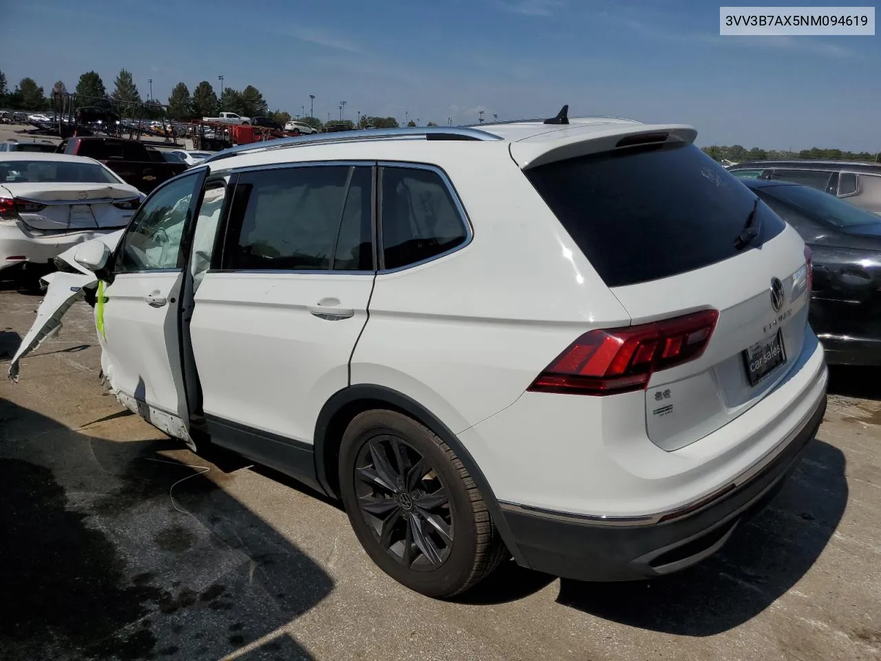 2022 Volkswagen Tiguan Se VIN: 3VV3B7AX5NM094619 Lot: 72090444