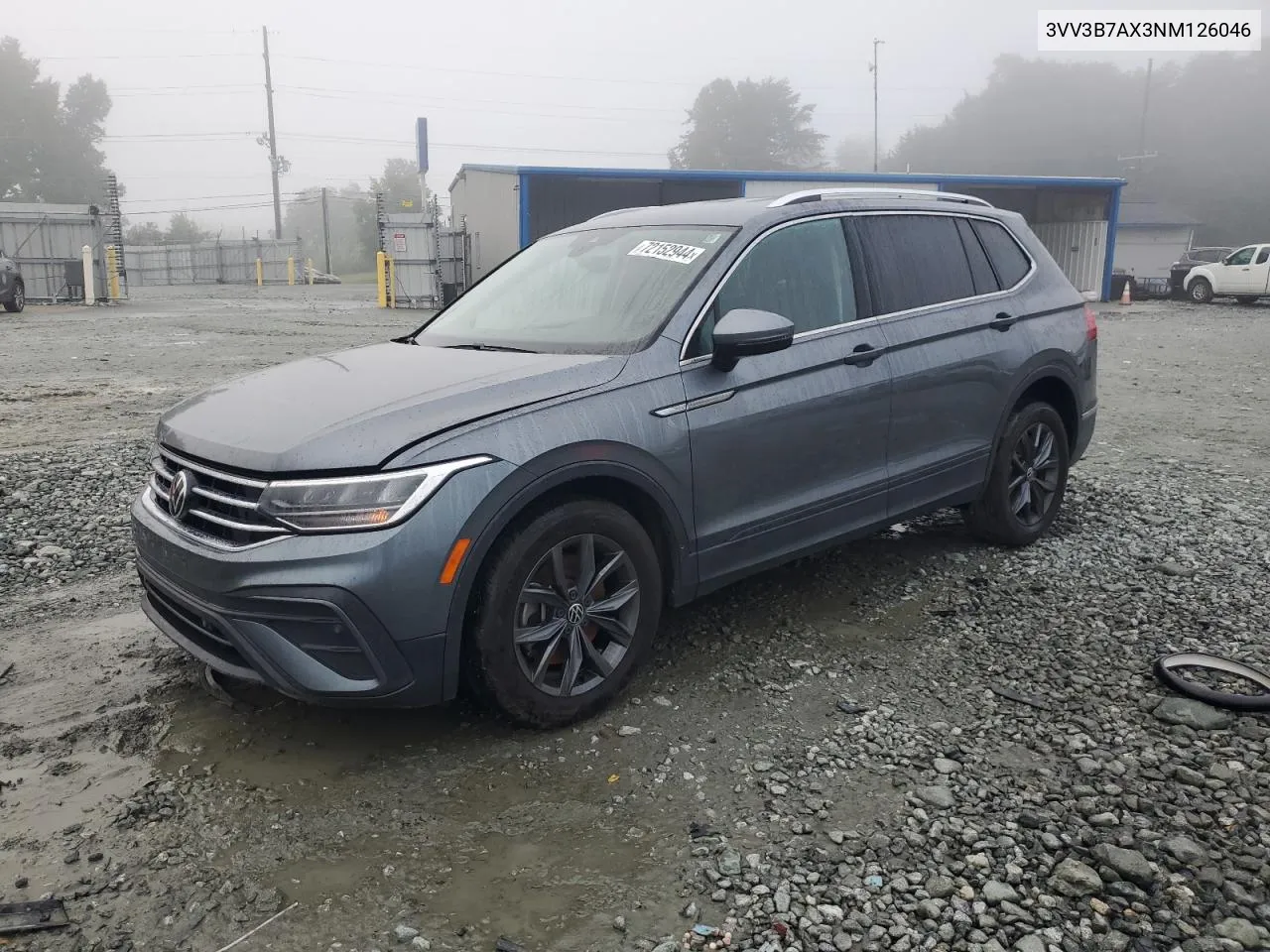 2022 Volkswagen Tiguan Se VIN: 3VV3B7AX3NM126046 Lot: 72152944