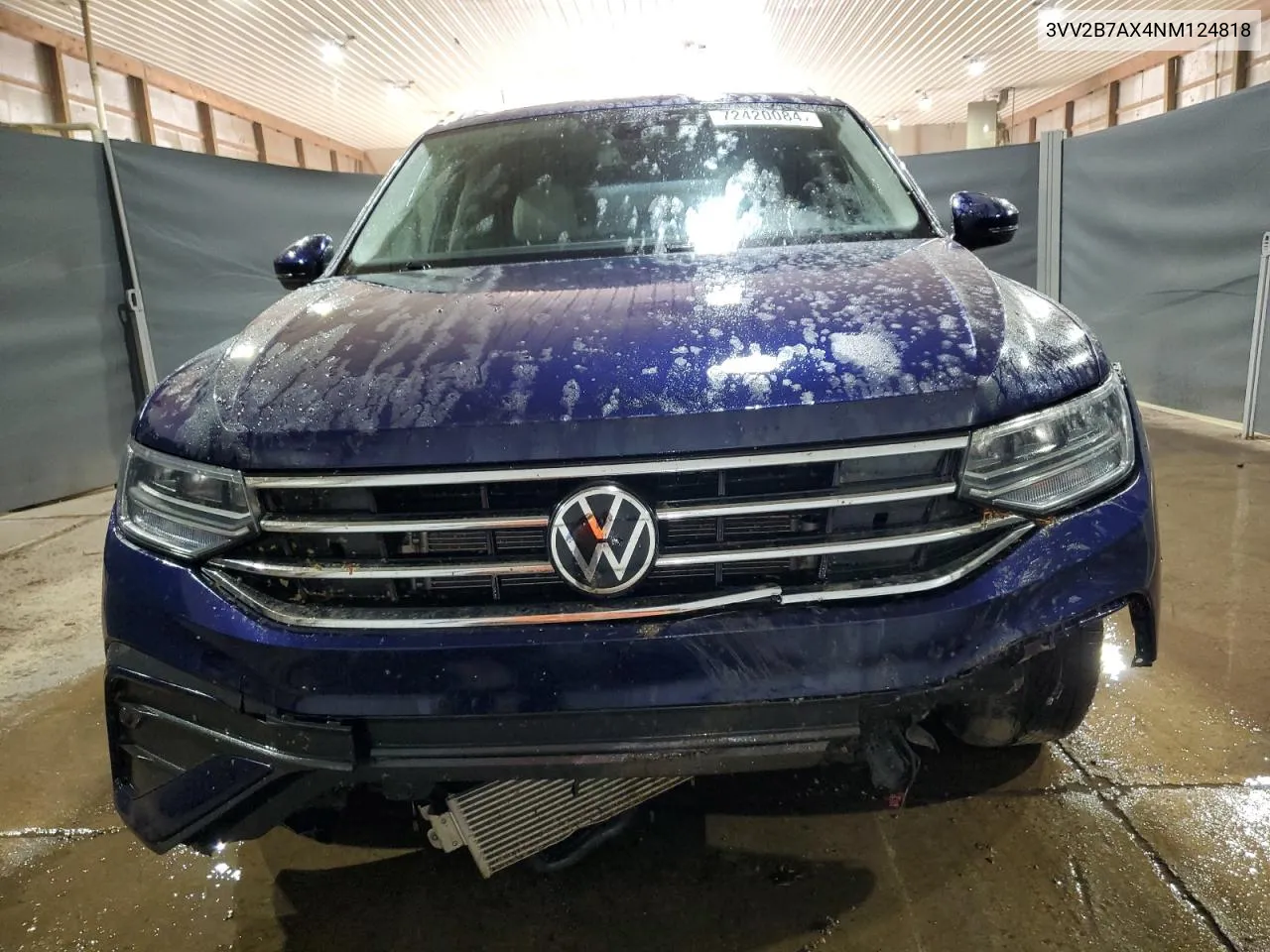 2022 Volkswagen Tiguan Se VIN: 3VV2B7AX4NM124818 Lot: 72420084