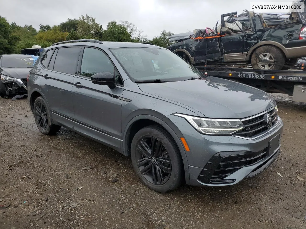 2022 Volkswagen Tiguan Se R-Line Black VIN: 3VV8B7AX4NM016080 Lot: 72561774