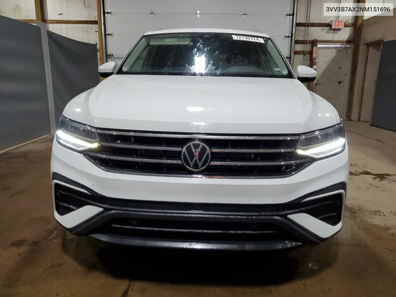 2022 Volkswagen Tiguan Se VIN: 3VV3B7AX2NM151696 Lot: 72730724