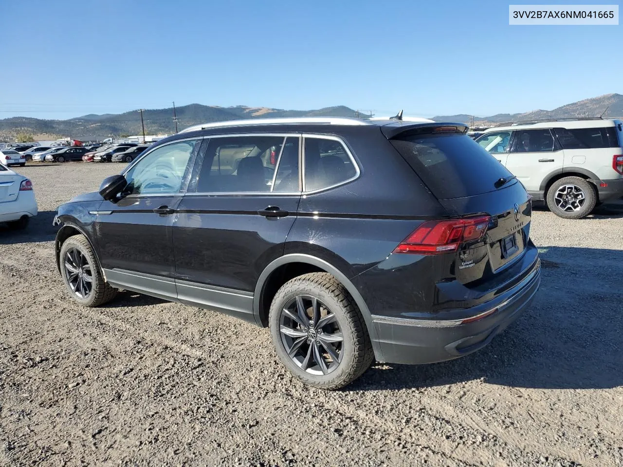 2022 Volkswagen Tiguan Se VIN: 3VV2B7AX6NM041665 Lot: 72737964