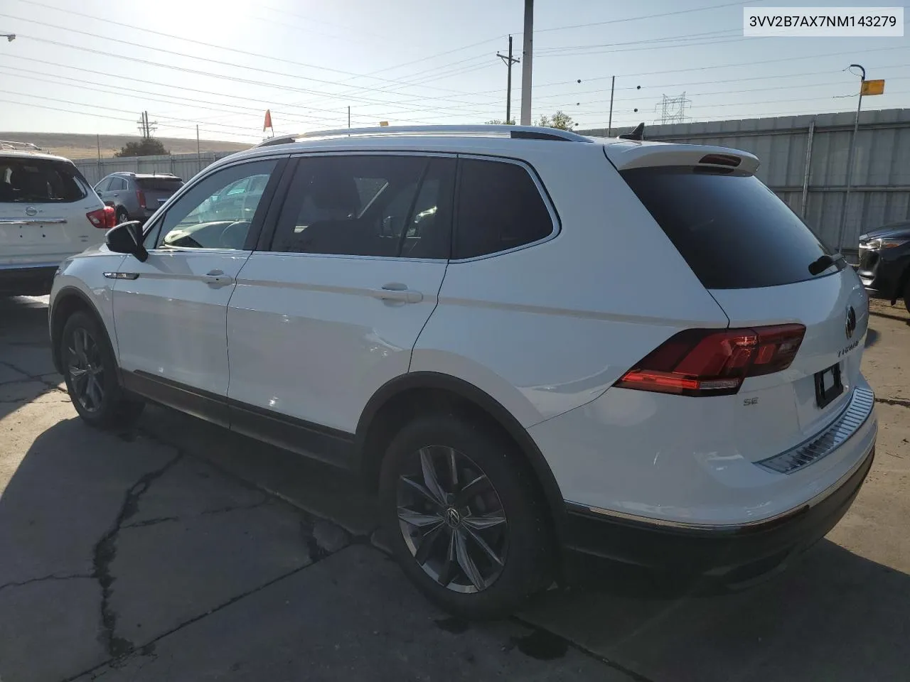 2022 Volkswagen Tiguan Se VIN: 3VV2B7AX7NM143279 Lot: 72774684