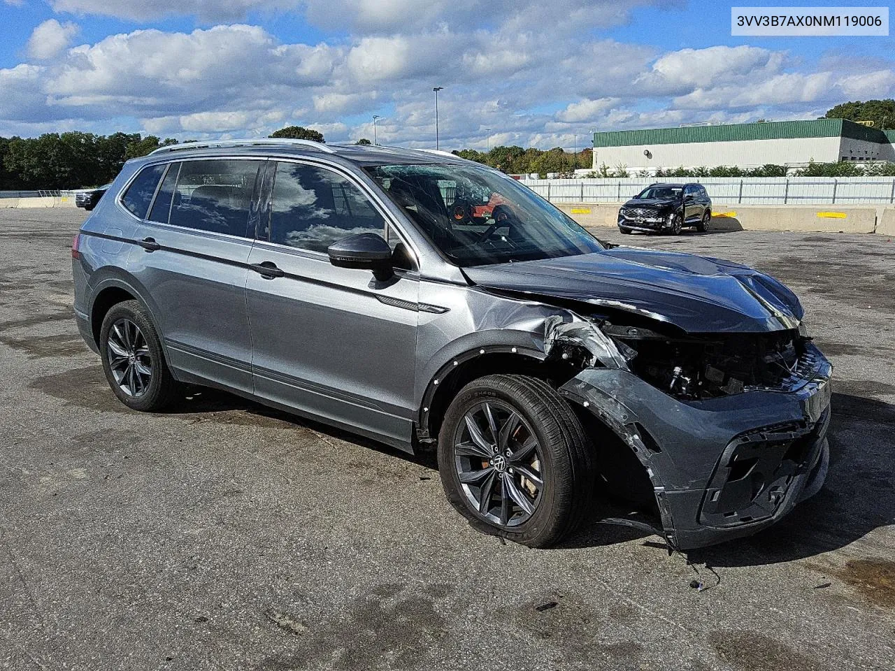 2022 Volkswagen Tiguan Se VIN: 3VV3B7AX0NM119006 Lot: 73631904