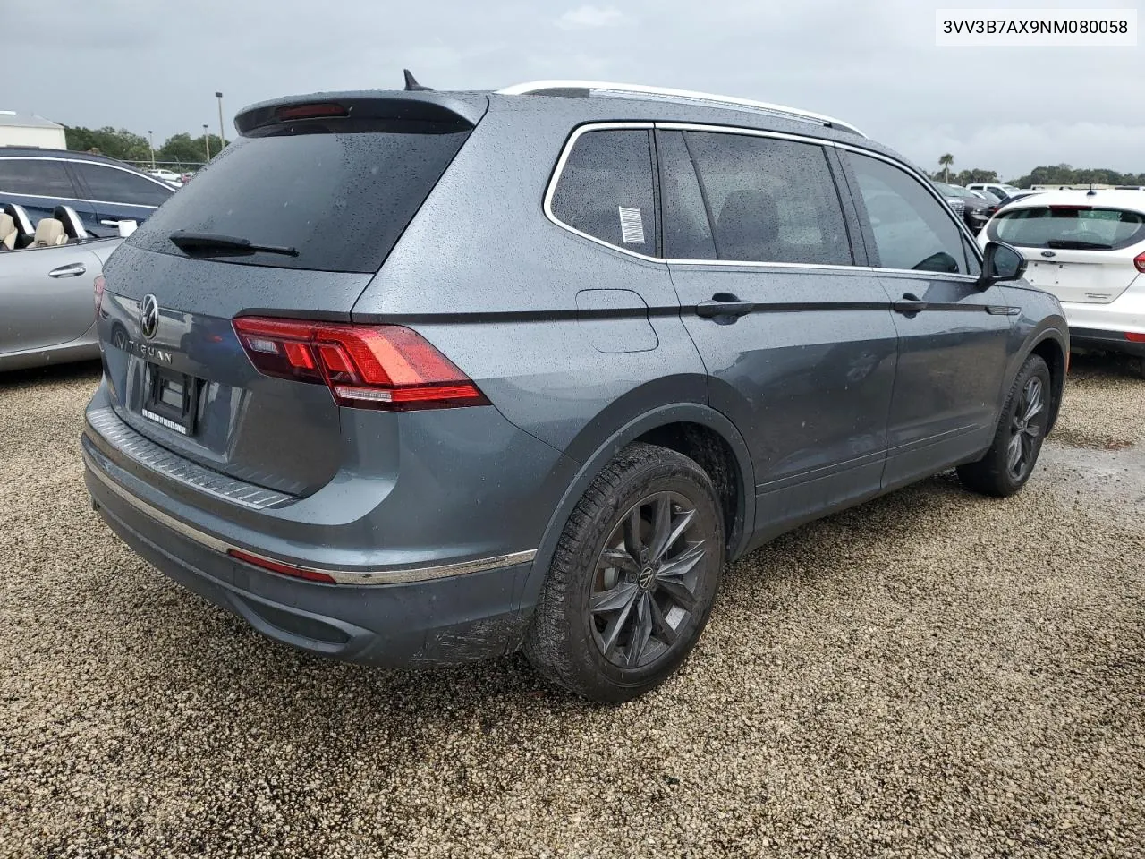 2022 Volkswagen Tiguan Se VIN: 3VV3B7AX9NM080058 Lot: 74022154