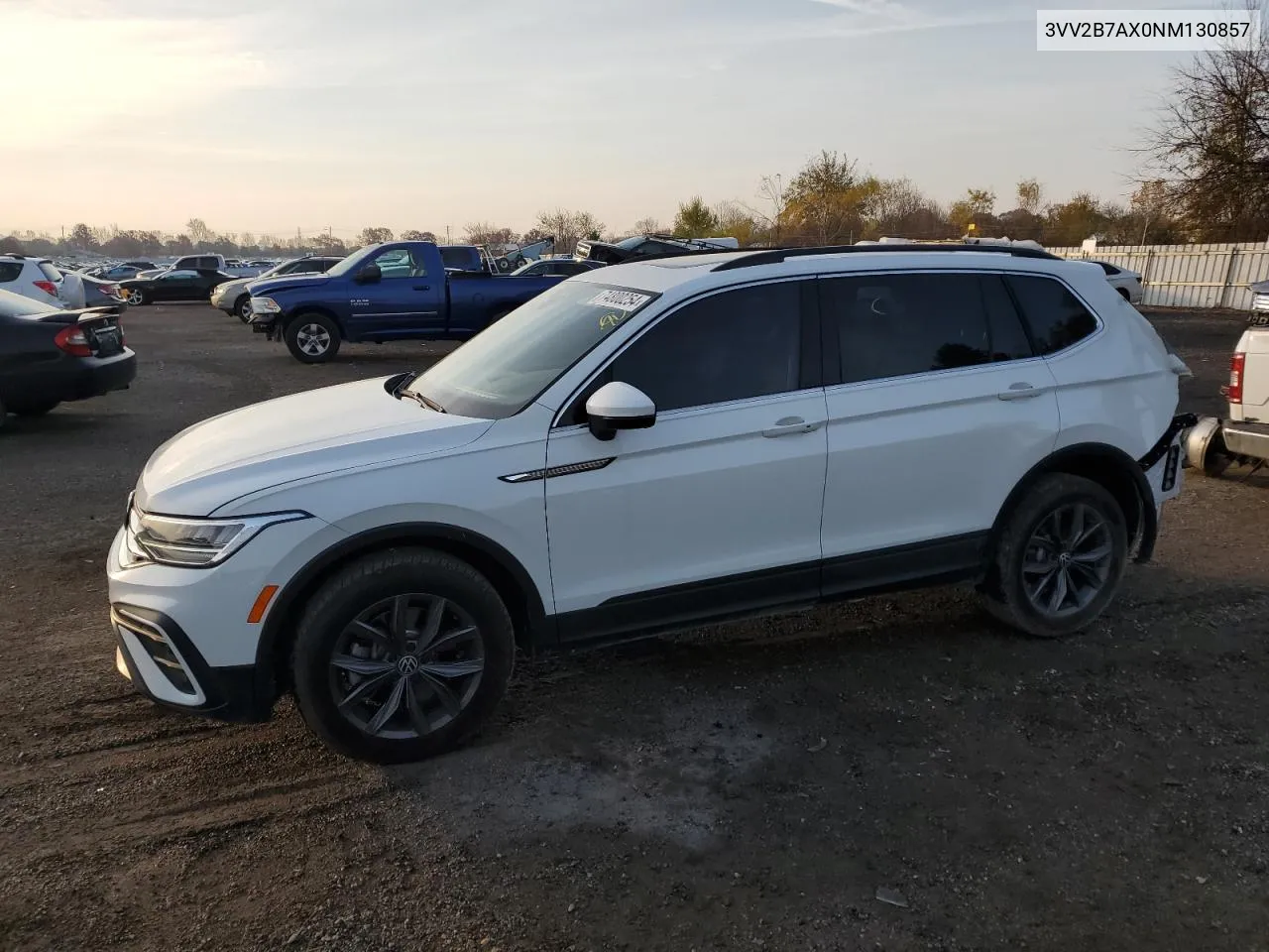 2022 Volkswagen Tiguan Se VIN: 3VV2B7AX0NM130857 Lot: 74800254