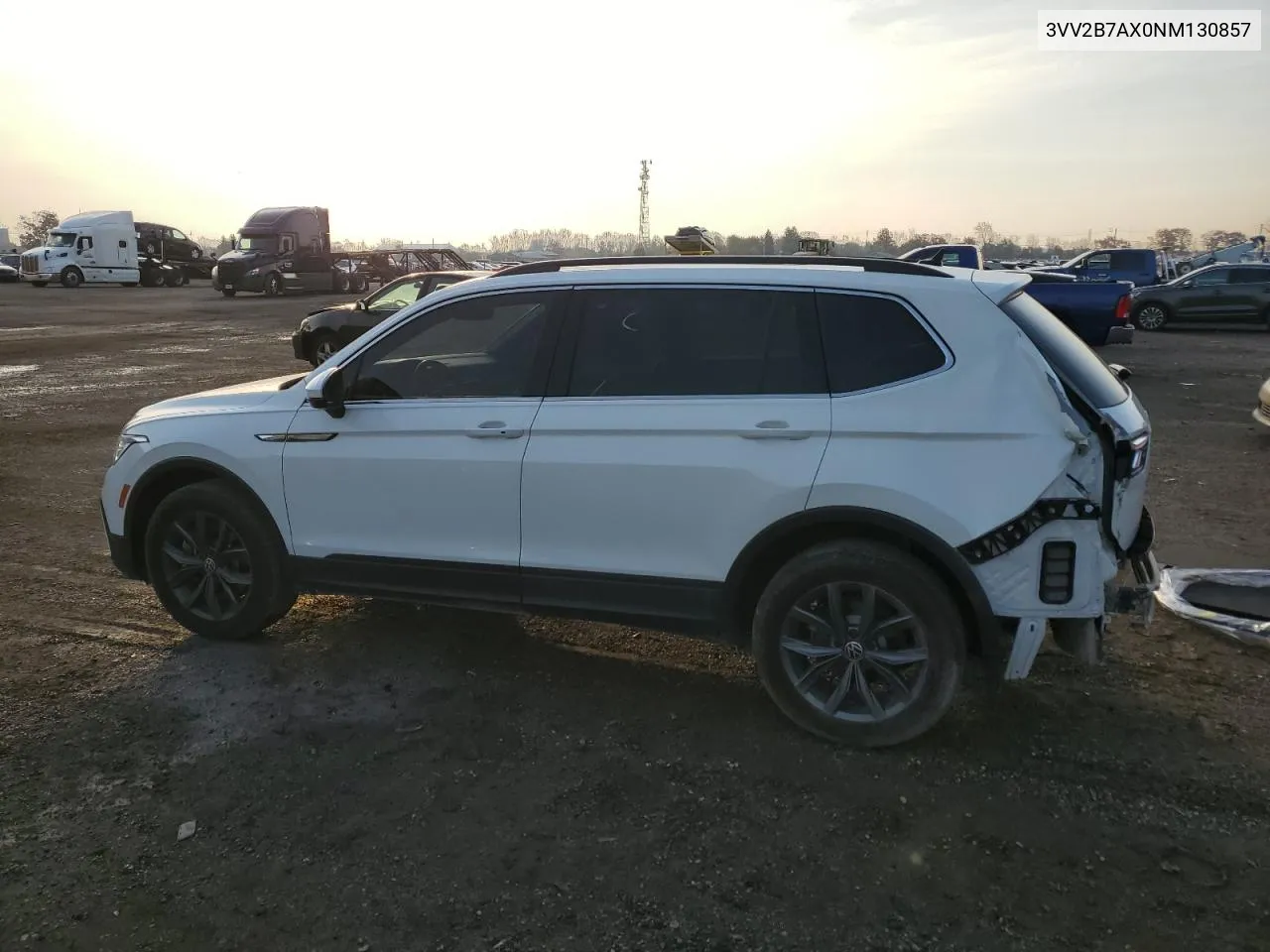 2022 Volkswagen Tiguan Se VIN: 3VV2B7AX0NM130857 Lot: 74800254