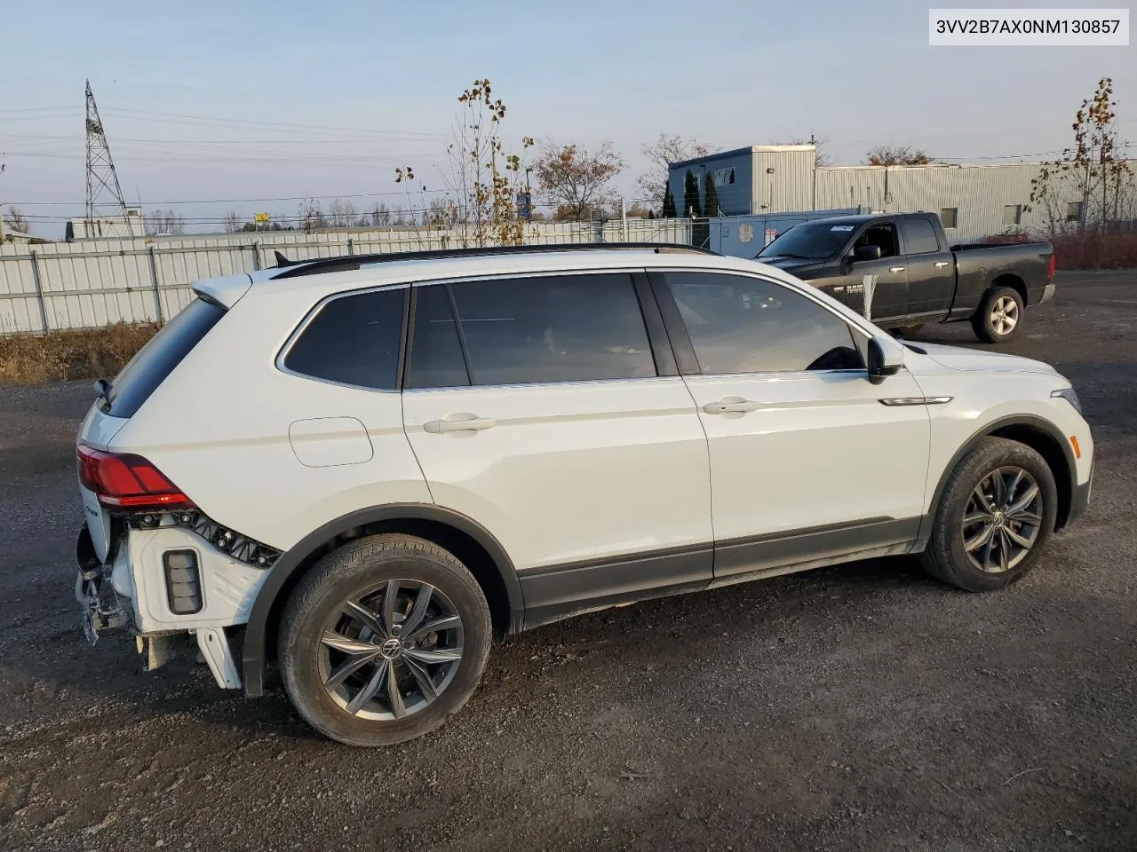 2022 Volkswagen Tiguan Se VIN: 3VV2B7AX0NM130857 Lot: 74800254