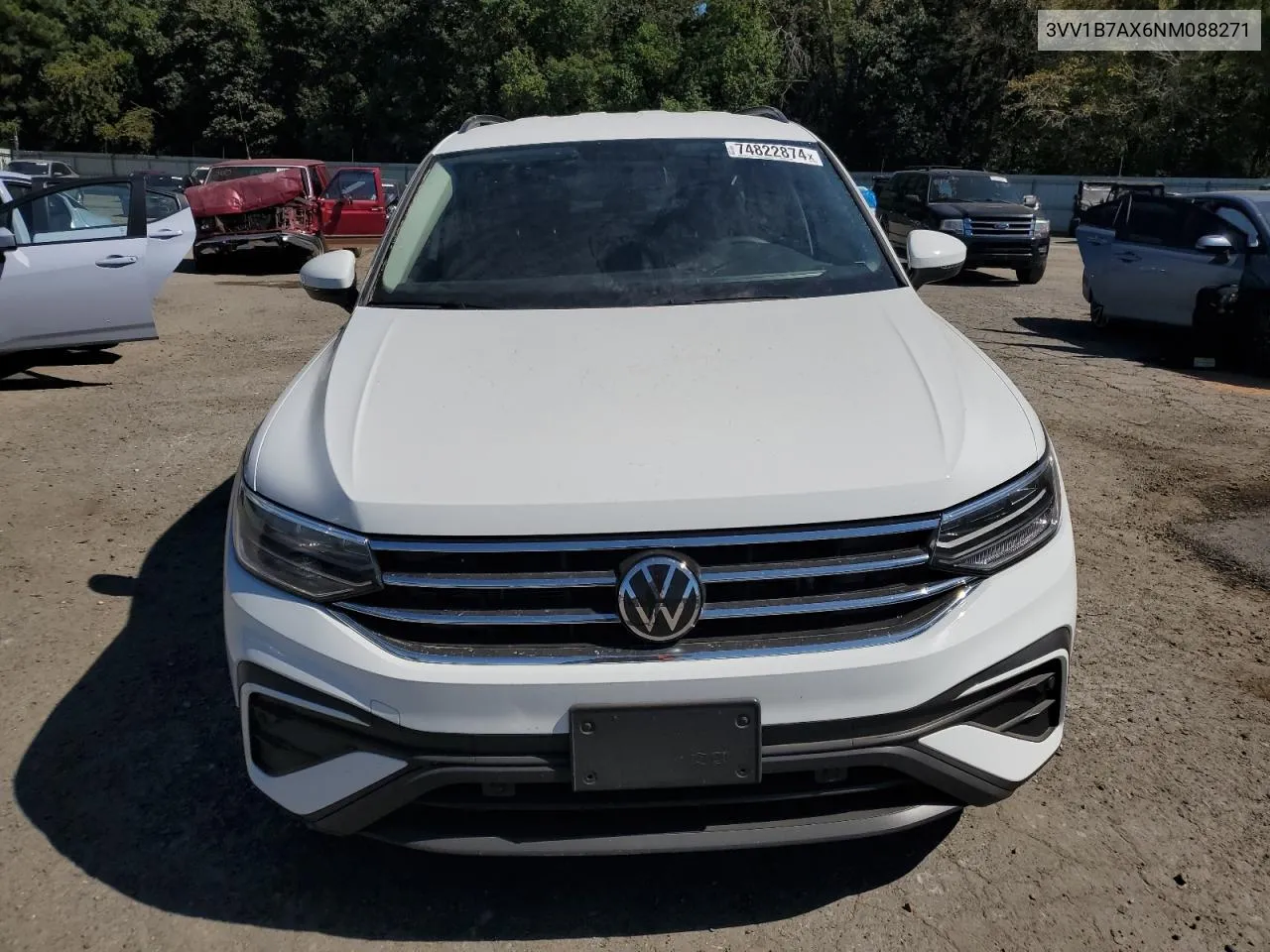 2022 Volkswagen Tiguan S VIN: 3VV1B7AX6NM088271 Lot: 74822874