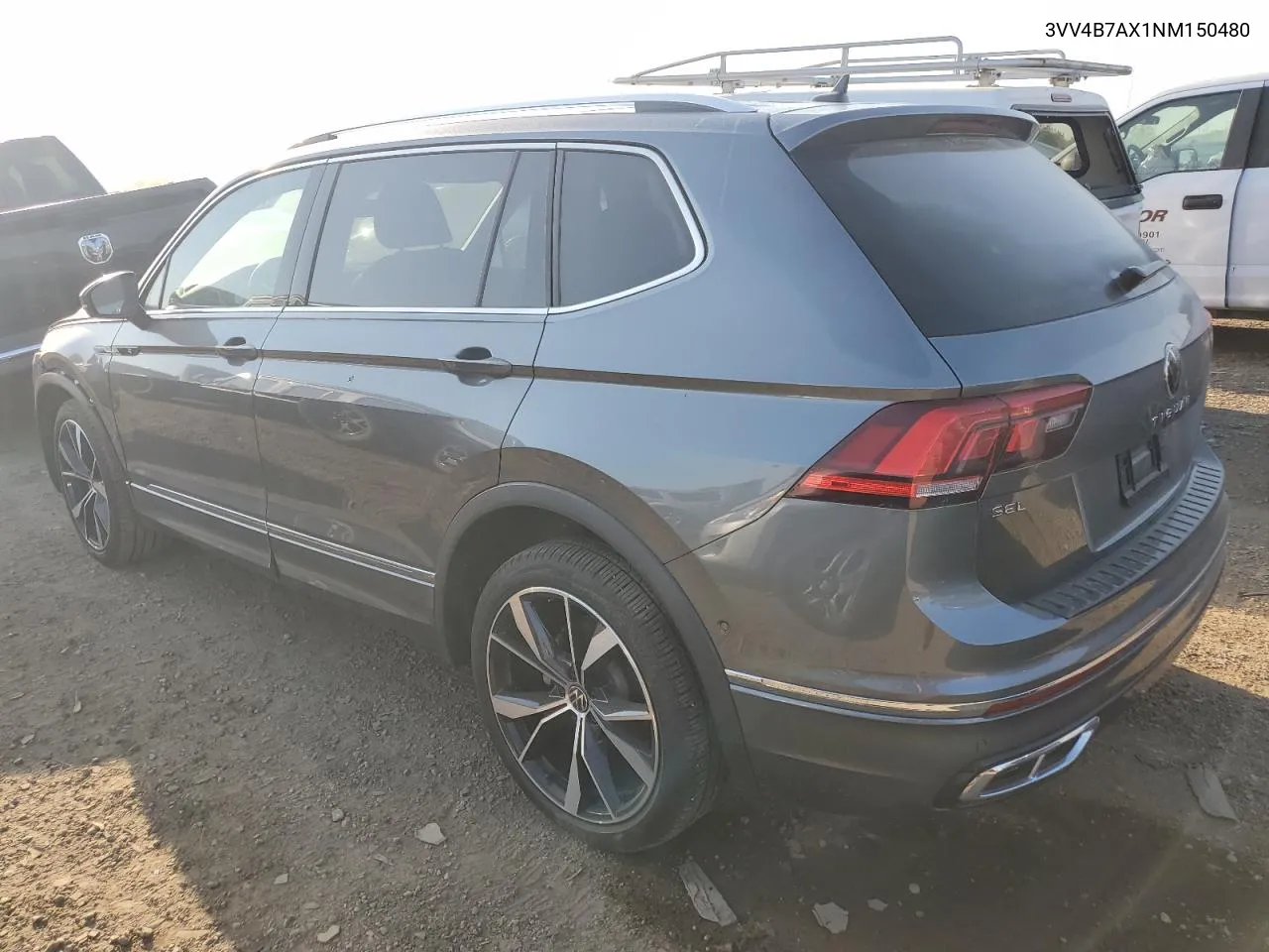 2022 Volkswagen Tiguan Sel R-Line VIN: 3VV4B7AX1NM150480 Lot: 74982334