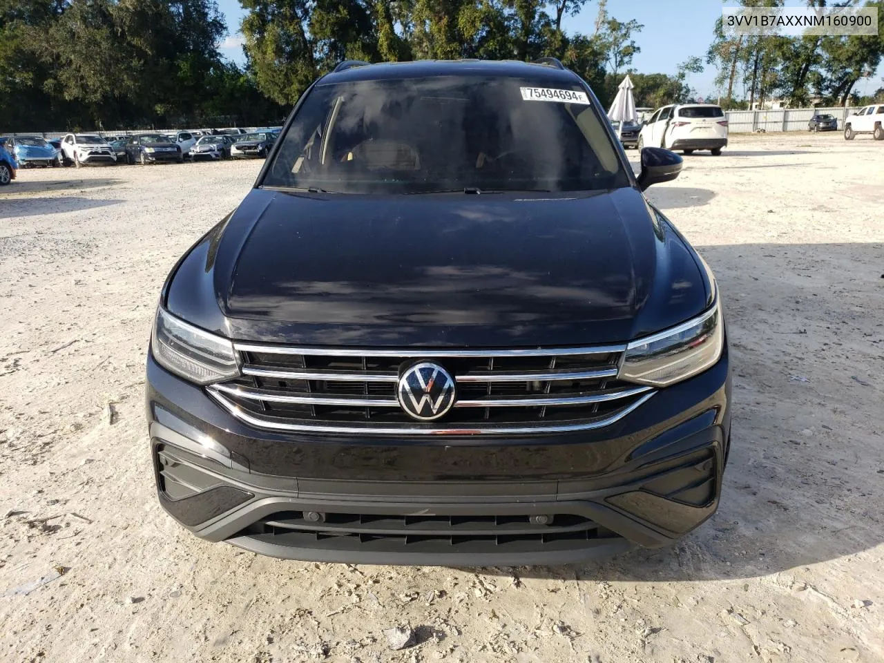 2022 Volkswagen Tiguan S VIN: 3VV1B7AXXNM160900 Lot: 75494694