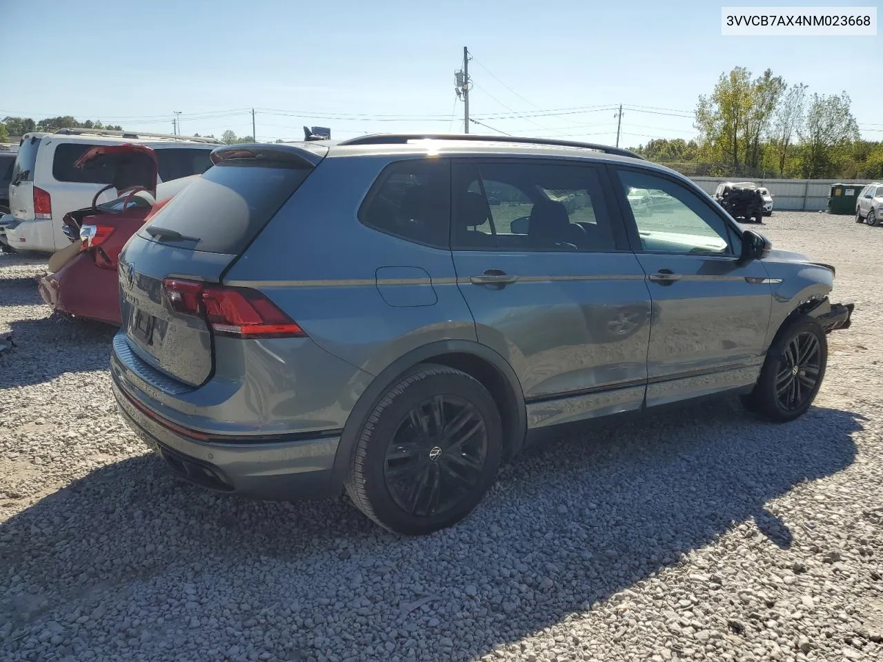 2022 Volkswagen Tiguan Se R-Line Black VIN: 3VVCB7AX4NM023668 Lot: 75567444