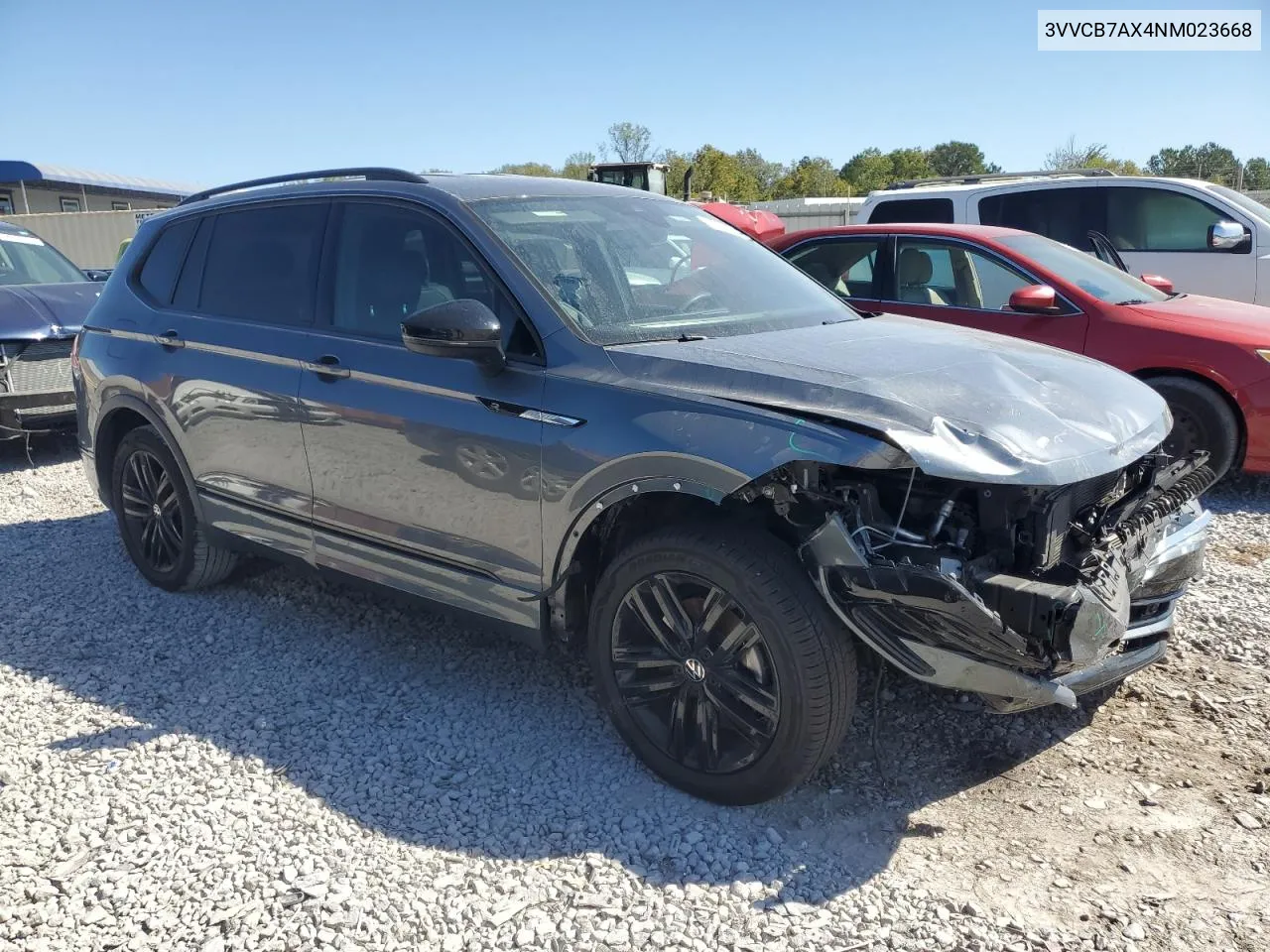 2022 Volkswagen Tiguan Se R-Line Black VIN: 3VVCB7AX4NM023668 Lot: 75567444