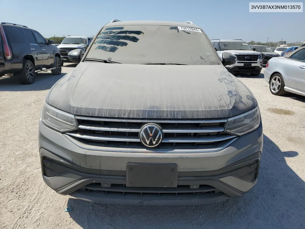 2022 Volkswagen Tiguan Se VIN: 3VV3B7AX3NM013570 Lot: 75612844