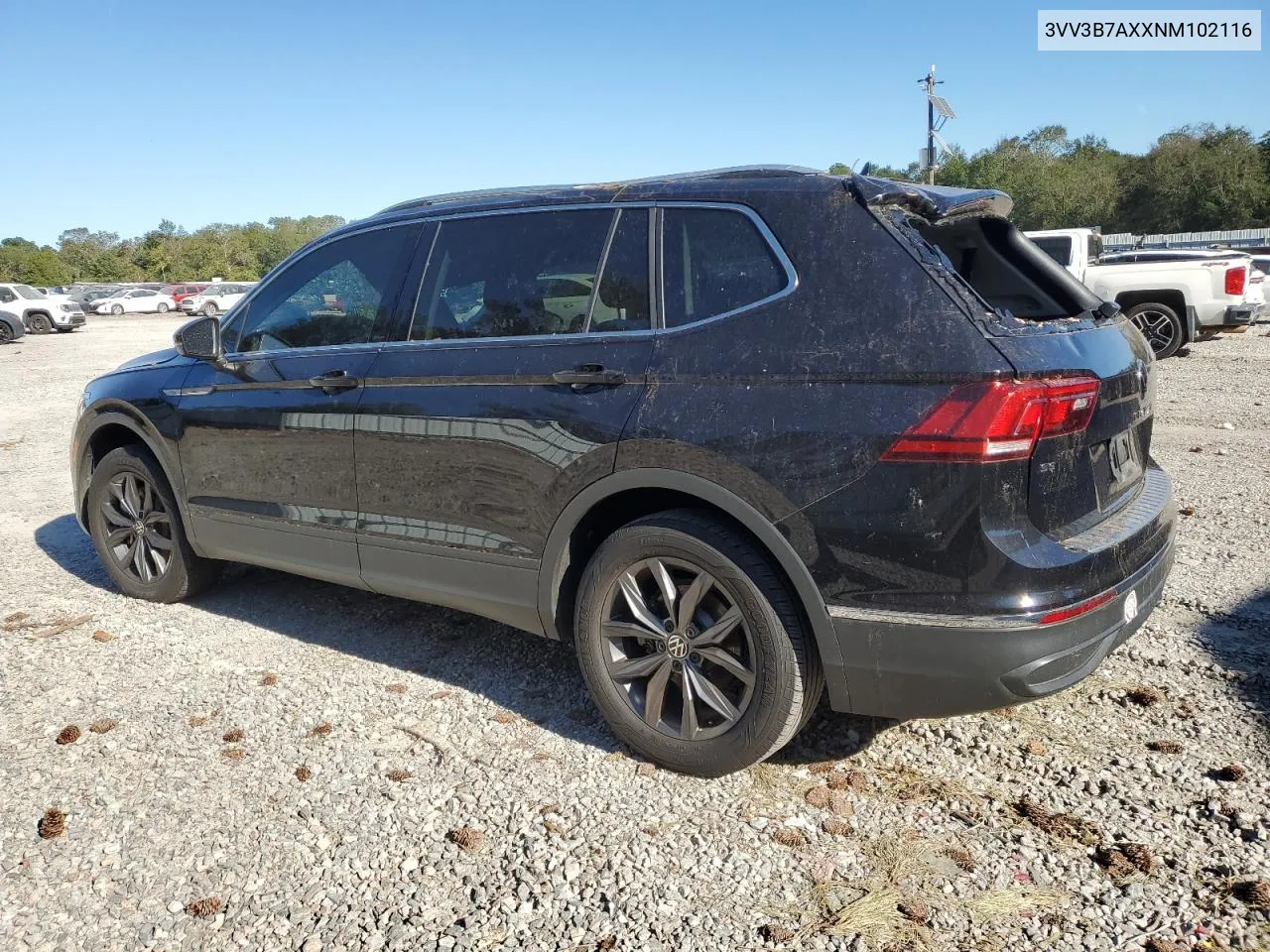 2022 Volkswagen Tiguan Se VIN: 3VV3B7AXXNM102116 Lot: 75710964