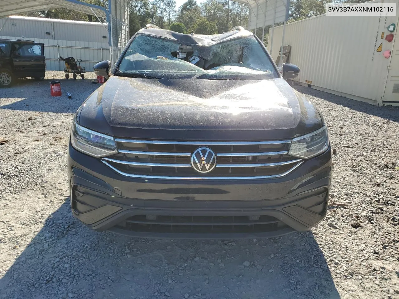 2022 Volkswagen Tiguan Se VIN: 3VV3B7AXXNM102116 Lot: 75710964