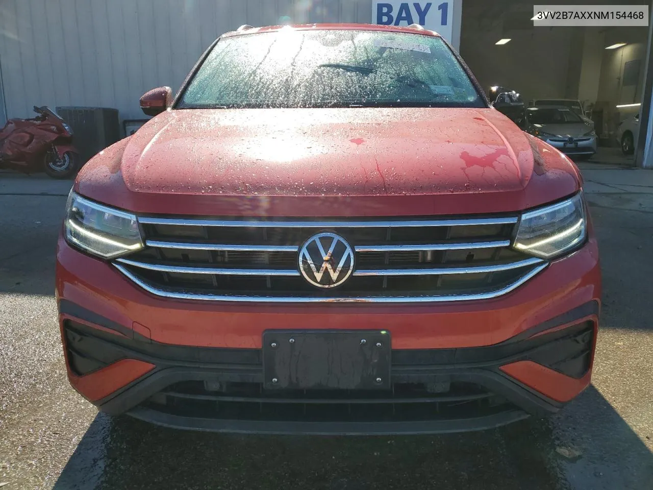 2022 Volkswagen Tiguan Se VIN: 3VV2B7AXXNM154468 Lot: 76450054