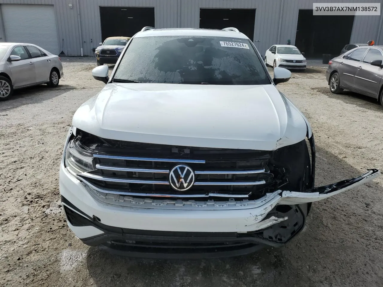 2022 Volkswagen Tiguan Se VIN: 3VV3B7AX7NM138572 Lot: 76527624