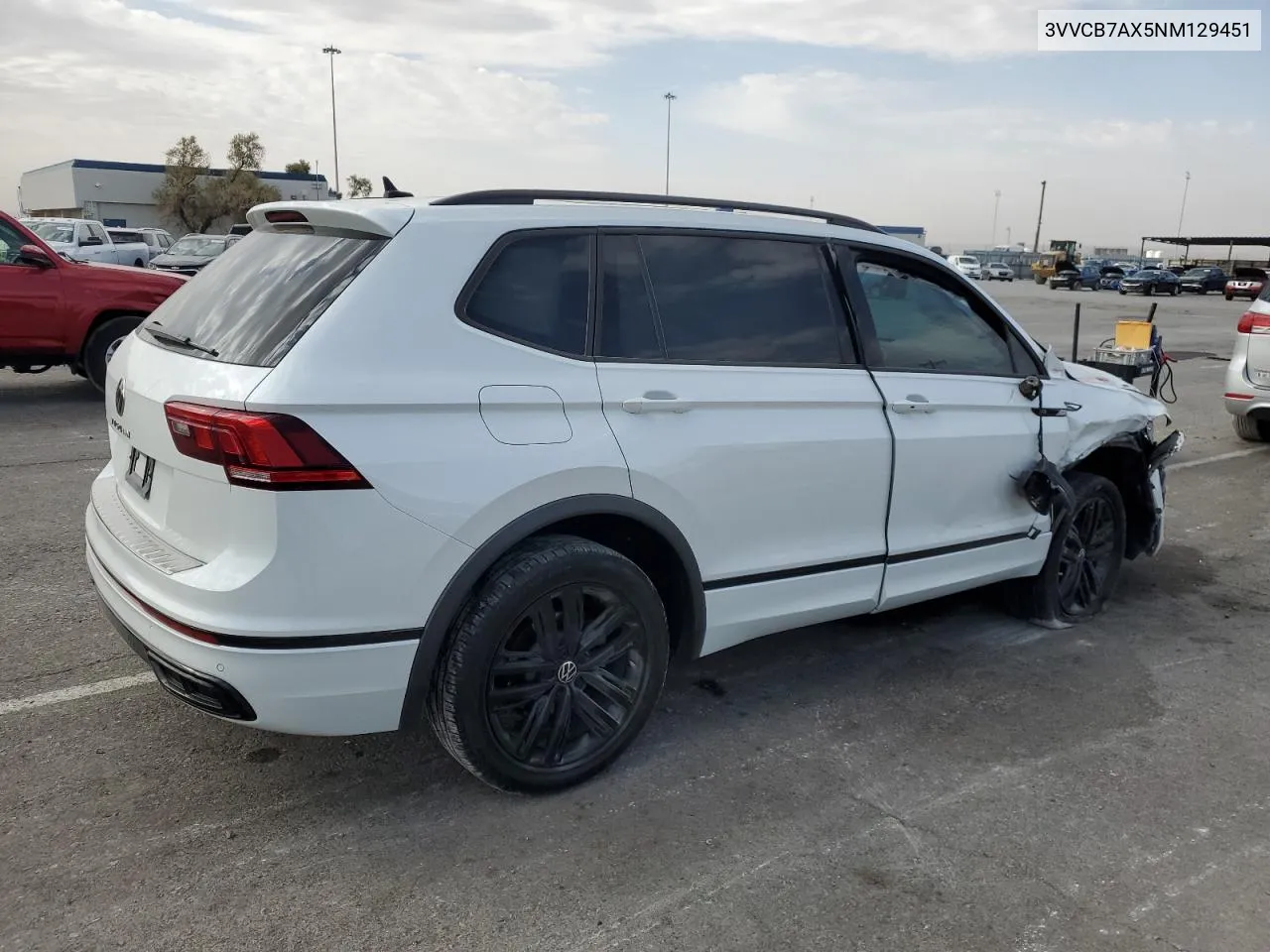 2022 Volkswagen Tiguan Se R-Line Black VIN: 3VVCB7AX5NM129451 Lot: 76594414