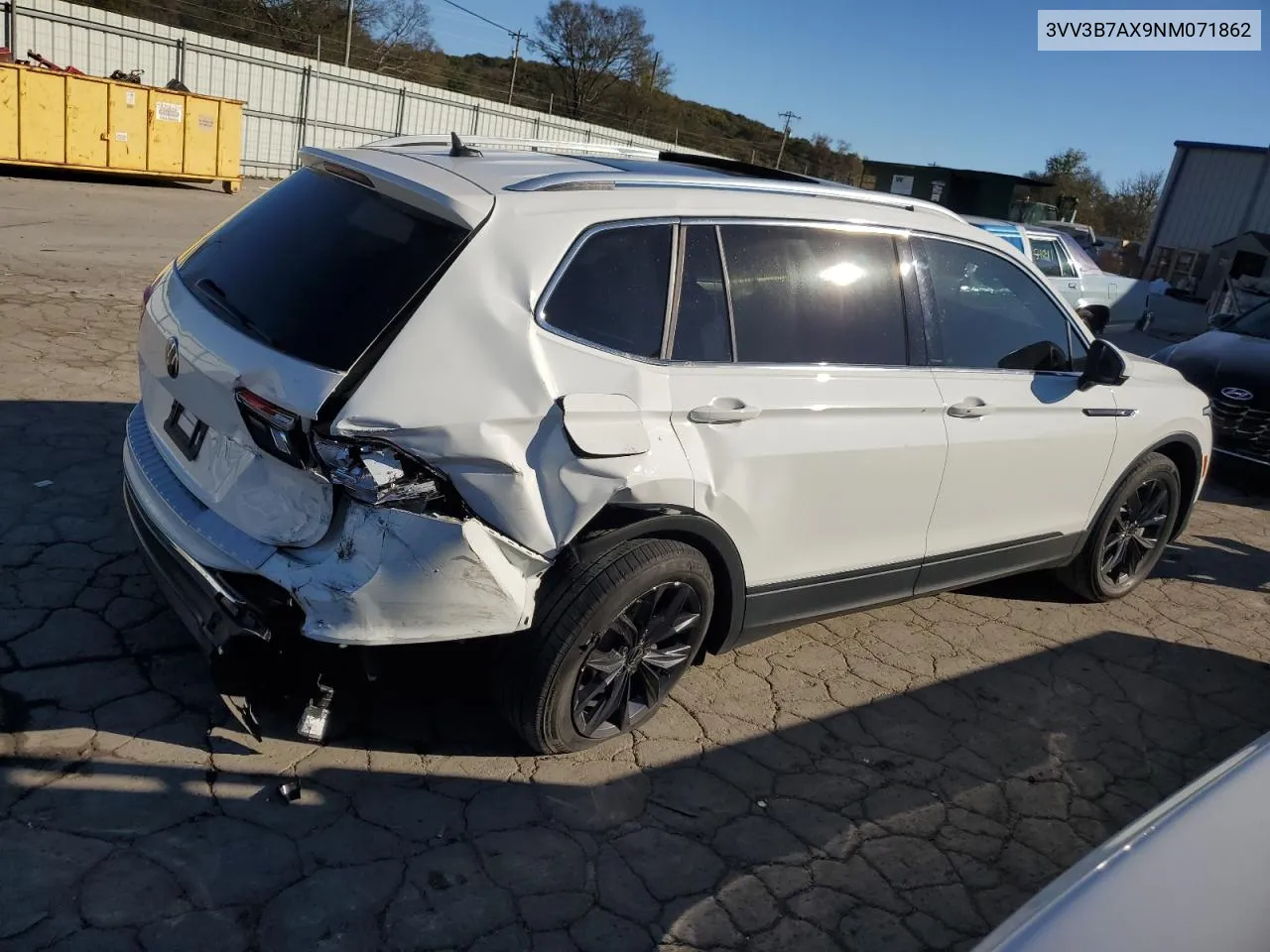 2022 Volkswagen Tiguan Se VIN: 3VV3B7AX9NM071862 Lot: 76949854