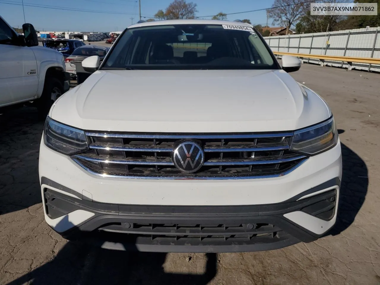 2022 Volkswagen Tiguan Se VIN: 3VV3B7AX9NM071862 Lot: 76949854