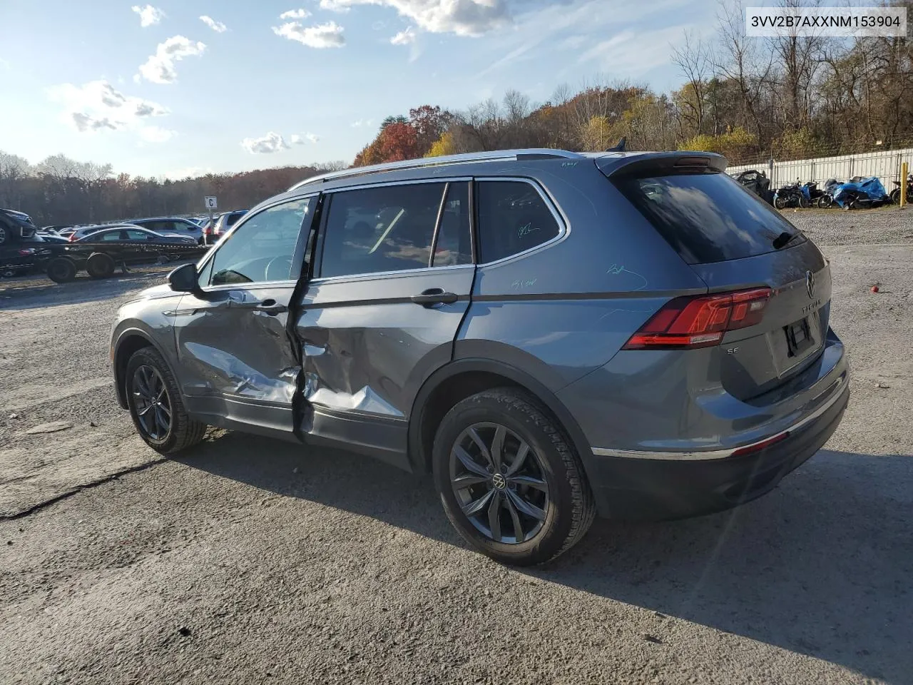 2022 Volkswagen Tiguan Se VIN: 3VV2B7AXXNM153904 Lot: 78974074