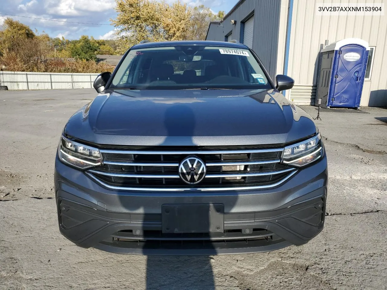 2022 Volkswagen Tiguan Se VIN: 3VV2B7AXXNM153904 Lot: 78974074